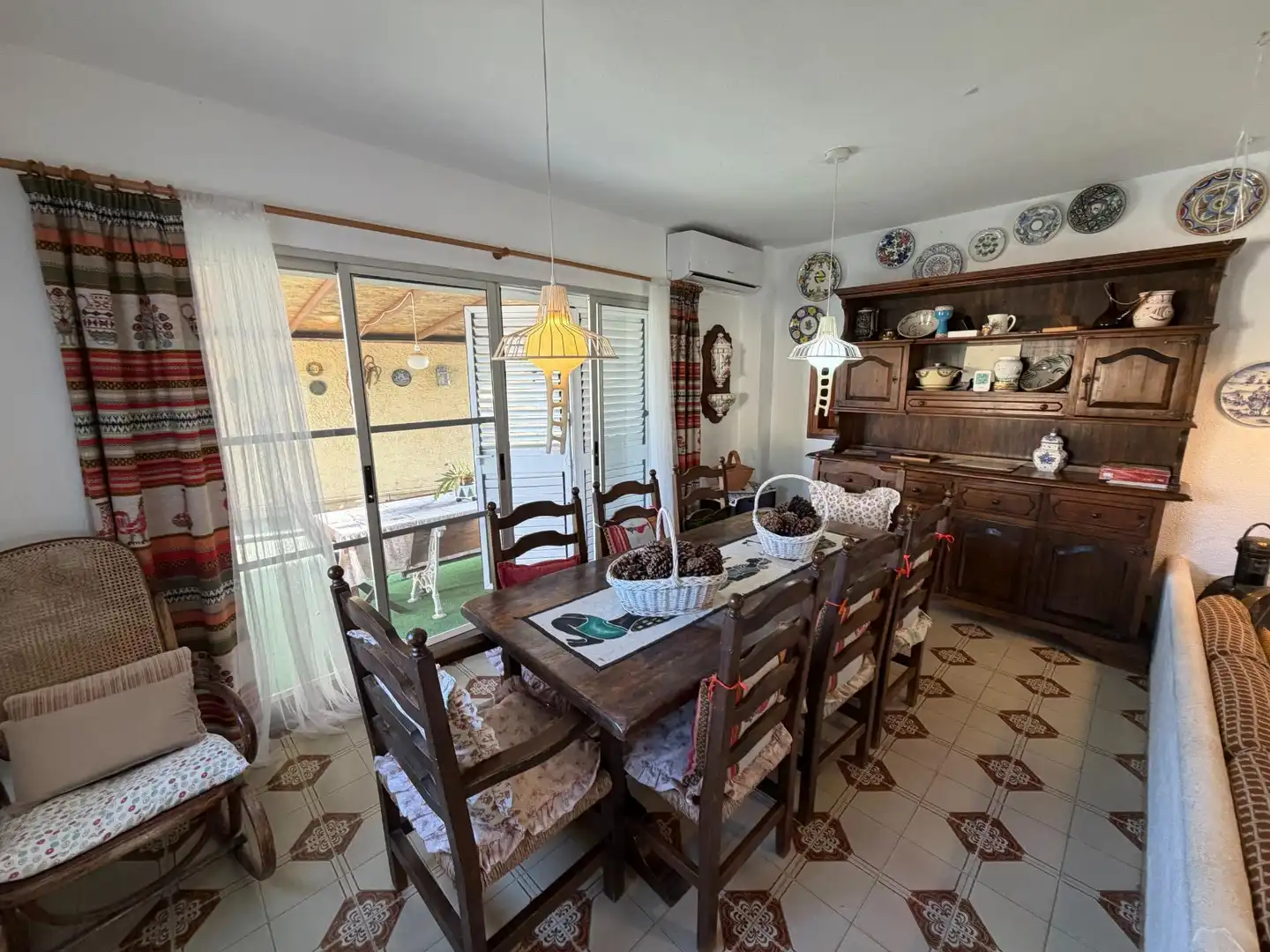 Comedor de Casa o chalet en venta en Náquera con Aire acondicionado, Jardín privado y Terraza