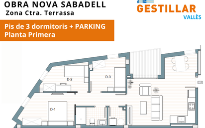 Parking of Flat for sale in Sabadell