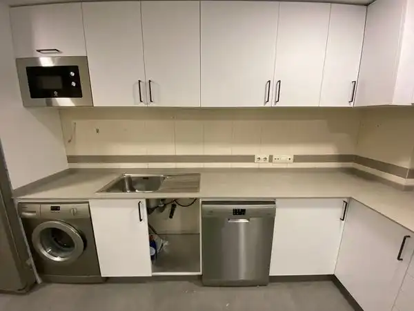 Cocina de Piso de alquiler en Madrid con Aire acondicionado, Jardín privado y Trastero