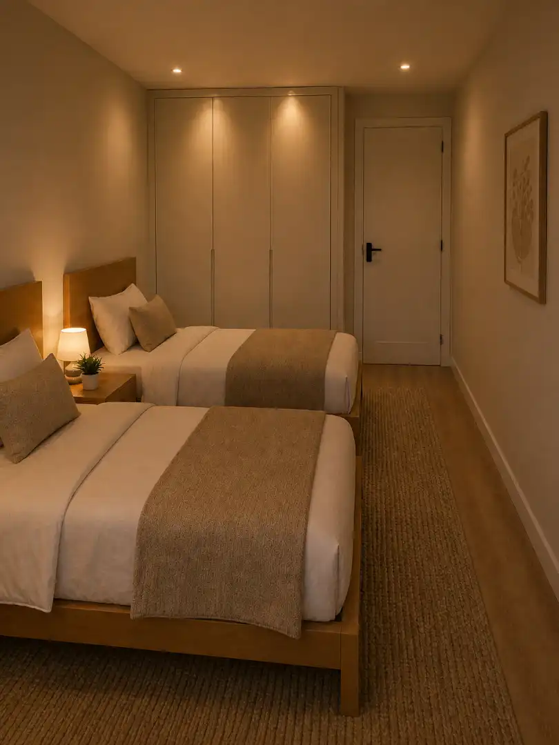 Bedroom of Apartments for sale in Sanxenxo  with Air Conditioner, Heating and Terrace