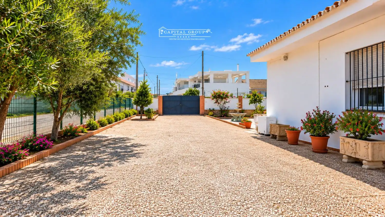 Exterior view of Houses for sale in Punta Umbría  with Private garden, Terrace and Furnished