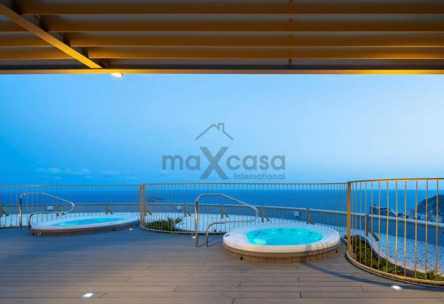 Terrasse von Wohnungen zum Verkauf in Benidorm