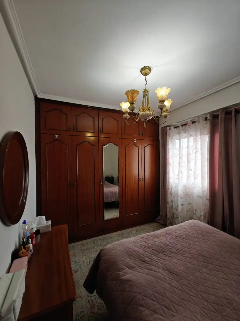 Bedroom of Flat for rent in Valencia  with Air Conditioner, Furnished and Balcony