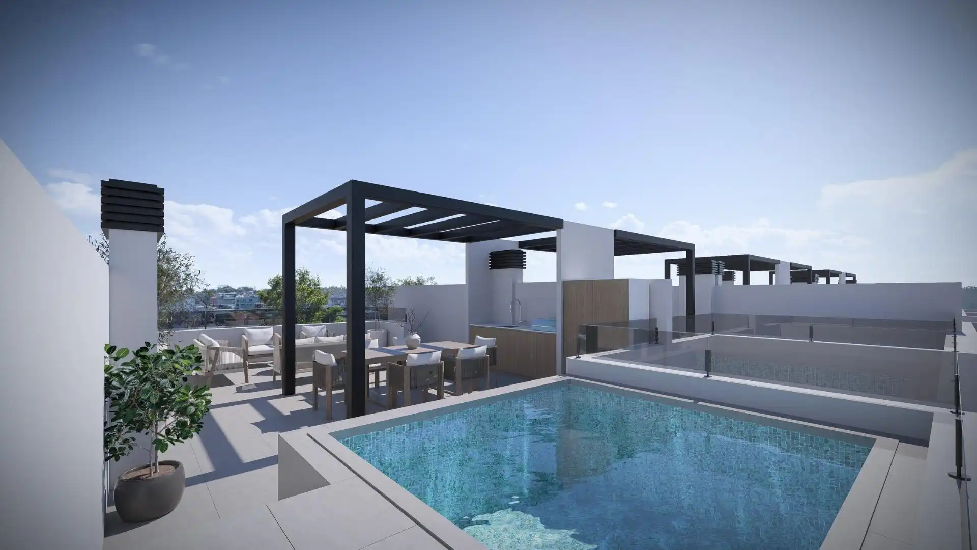 Terraza de Casa o chalet en venta en San Pedro del Pinatar con Terraza y Piscina
