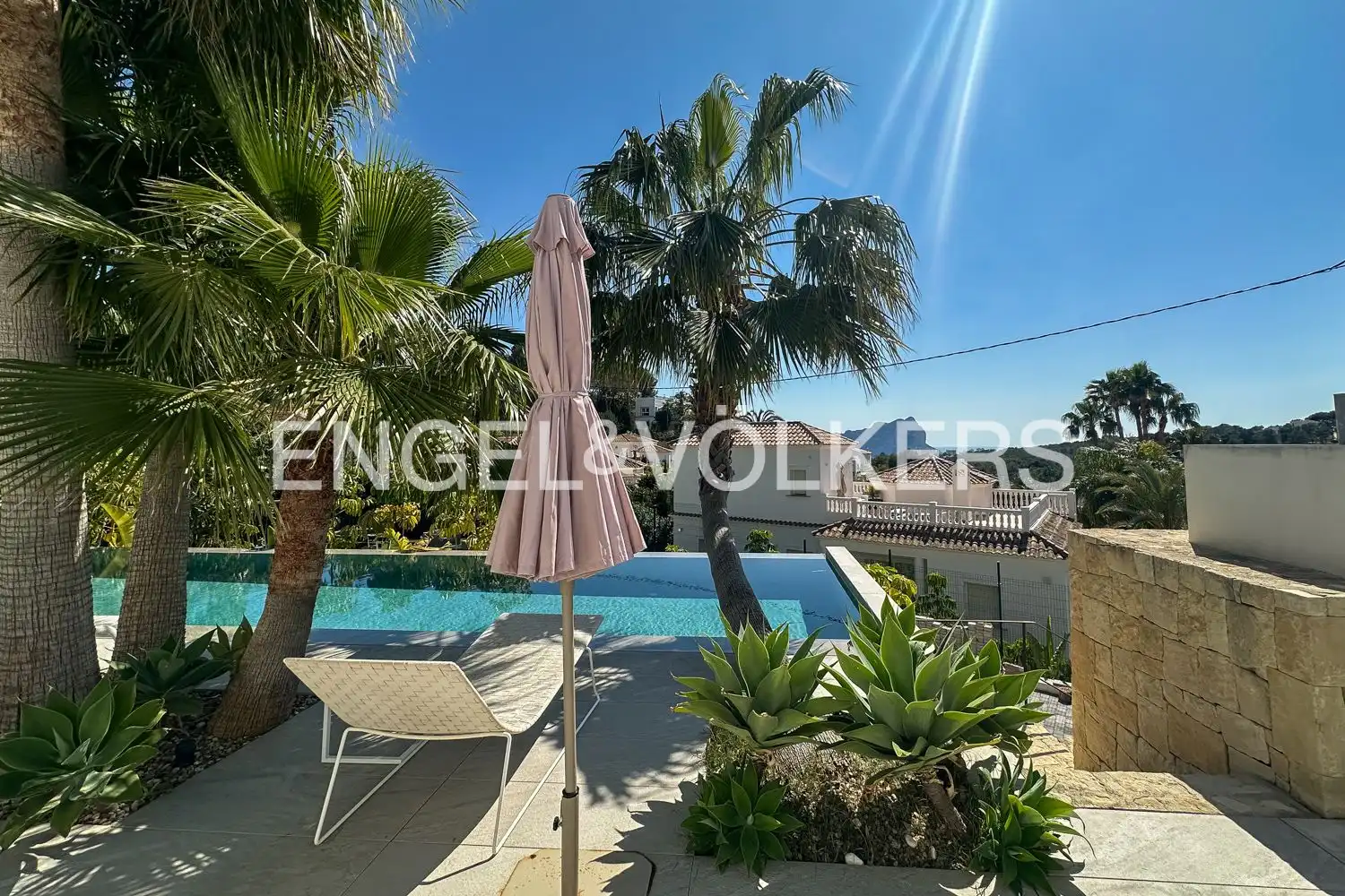 Piscina de Casa o chalet de alquiler en Jávea / Xàbia con Aire acondicionado, Calefacción y Jardín privado