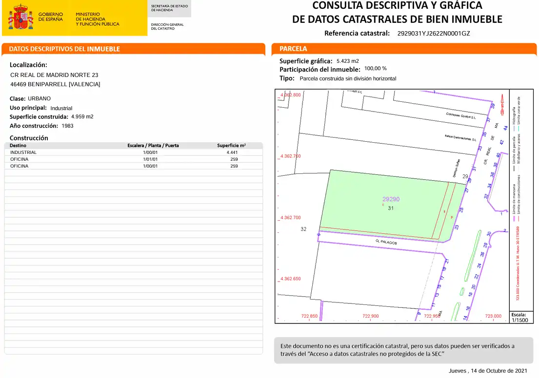 Industrial building to rent in Beniparrell, imagen 27