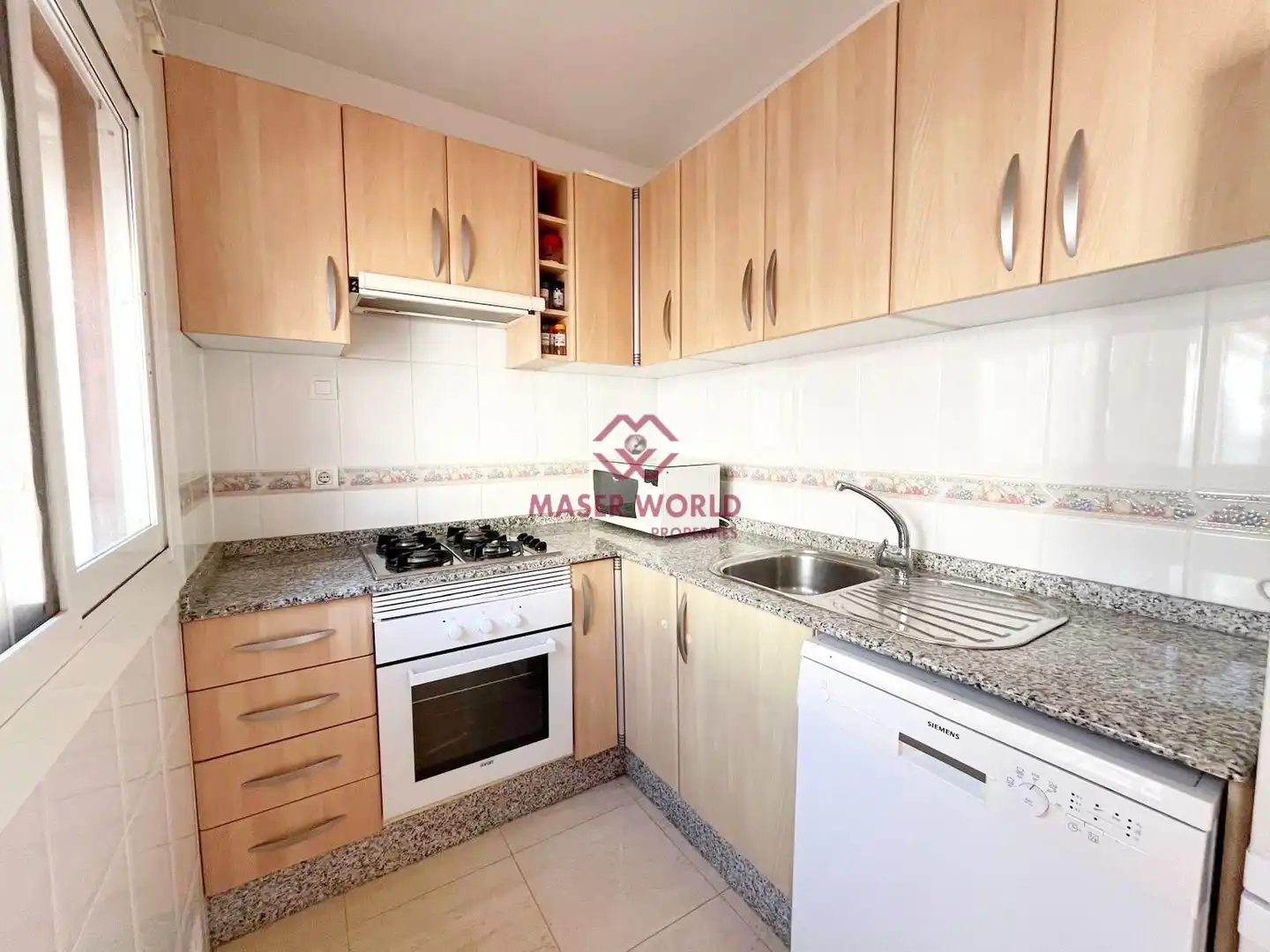 Cuina de Casa o xalet en venda en Mazarrón amb Aire condicionat, Calefacció i Jardí privat