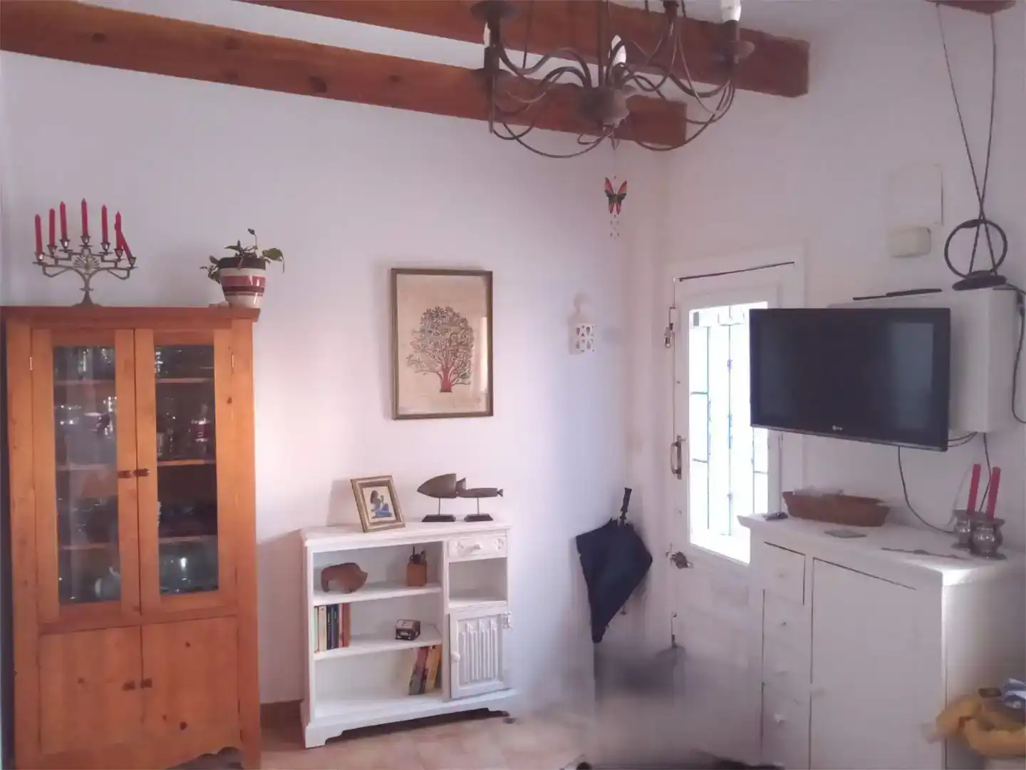 Sala de estar de Casa adosada en venta en Alicante / Alacant con Aire acondicionado y Balcón