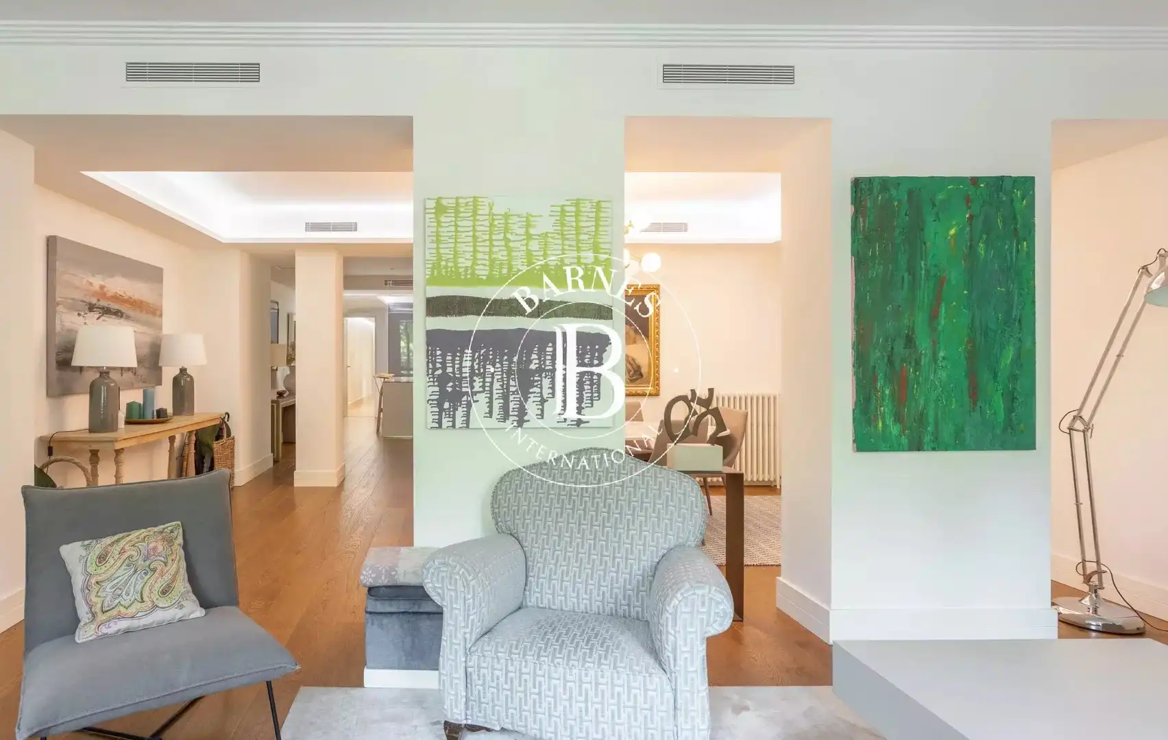 Sala de estar de Piso de alquiler en Madrid con Aire acondicionado, Calefacción y Amueblado