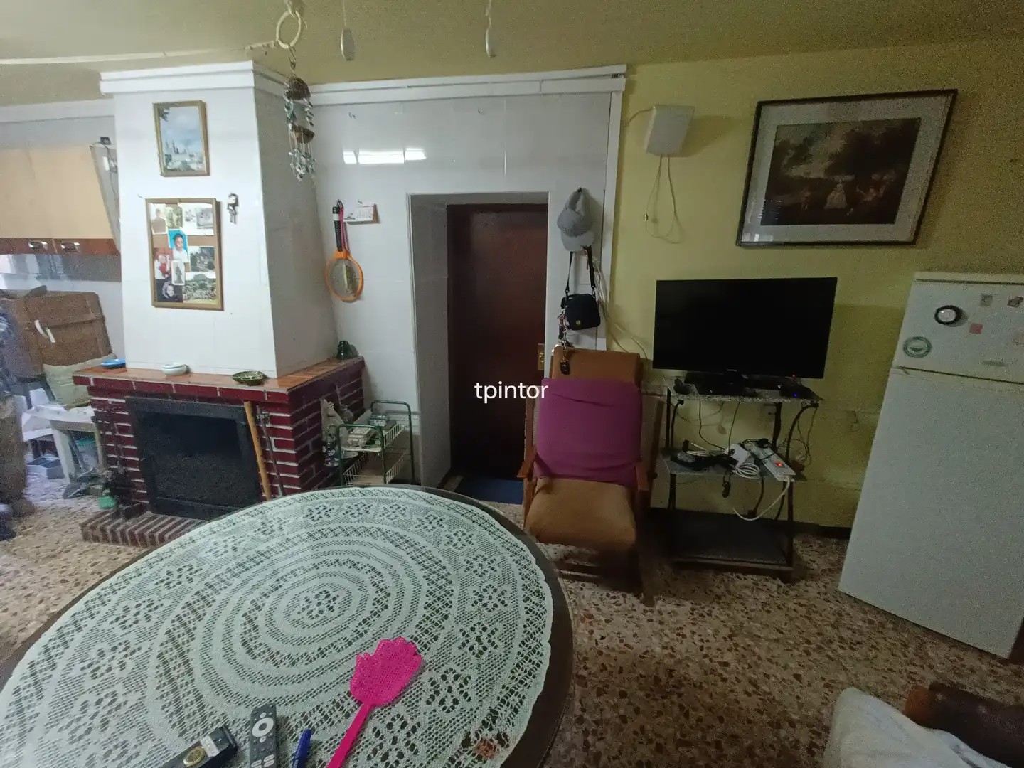 Living room of Houses for sale in Valencia de Alcántara  with Terrace, Swimming Pool and Furnished