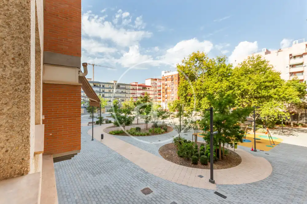 Terrace of Flat for rent in Valencia  with Heating, Terrace and Furnished