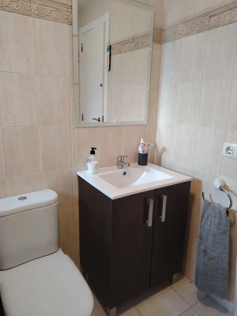 Bany de Apartament en venda en Peñíscola / Peníscola amb Terrassa, Moblat i Rentadora