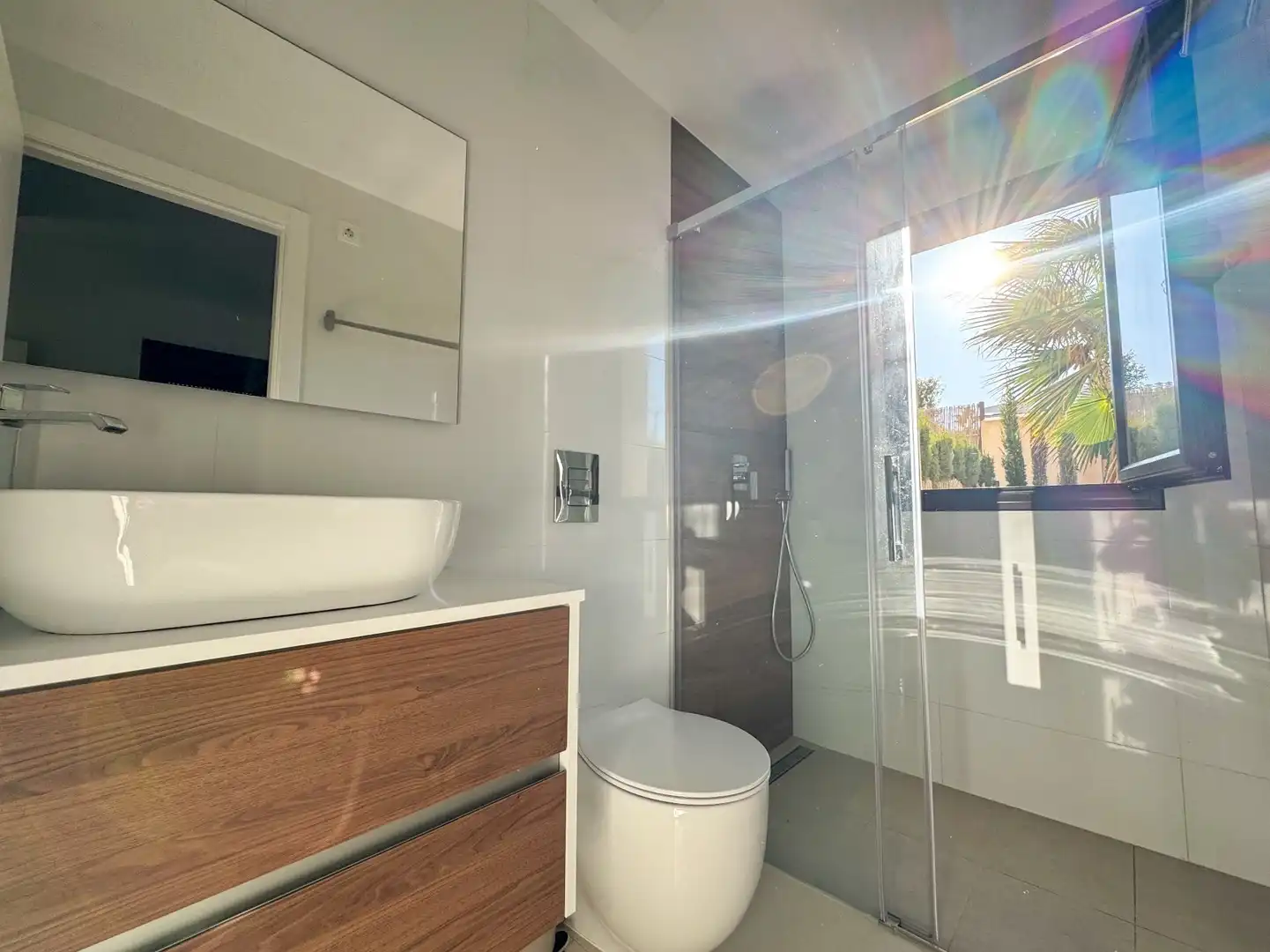 Badezimmer von Haus oder Chalet zum Verkauf in Algorfa mit Klimaanlage, Heizung und Privatgarten
