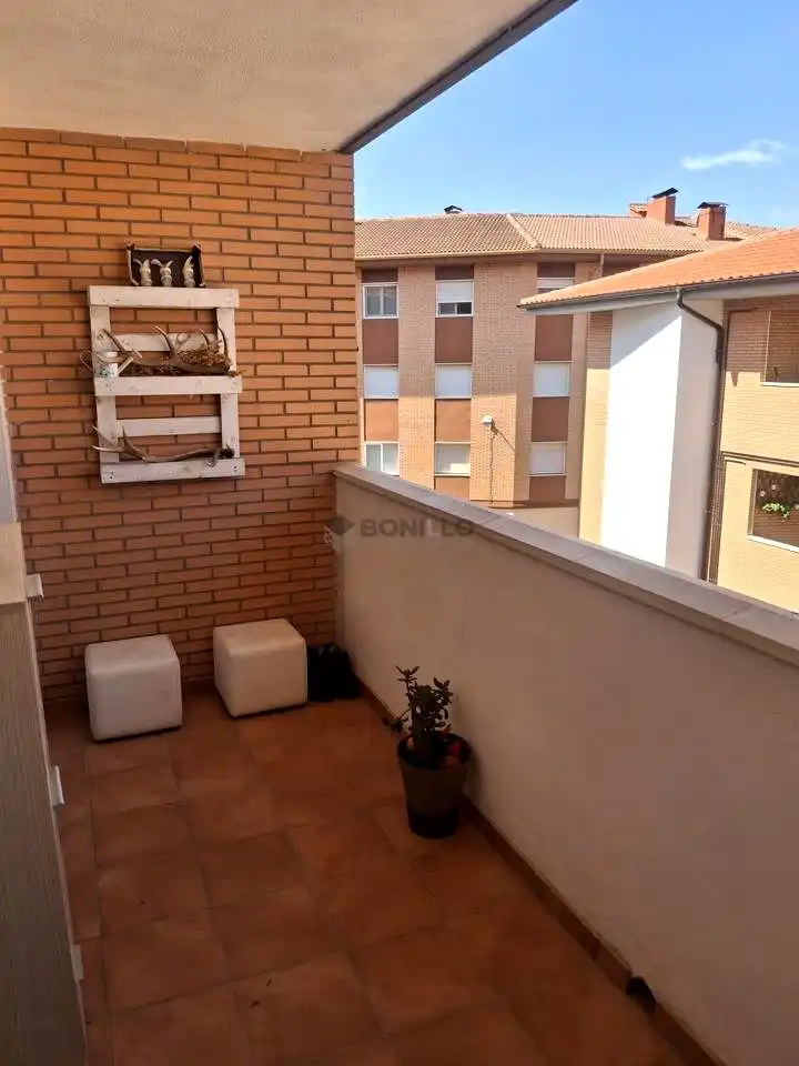 Balcony of Duplexes for rent in Teruel  with Air Conditioner, Heating and Parquet flooring