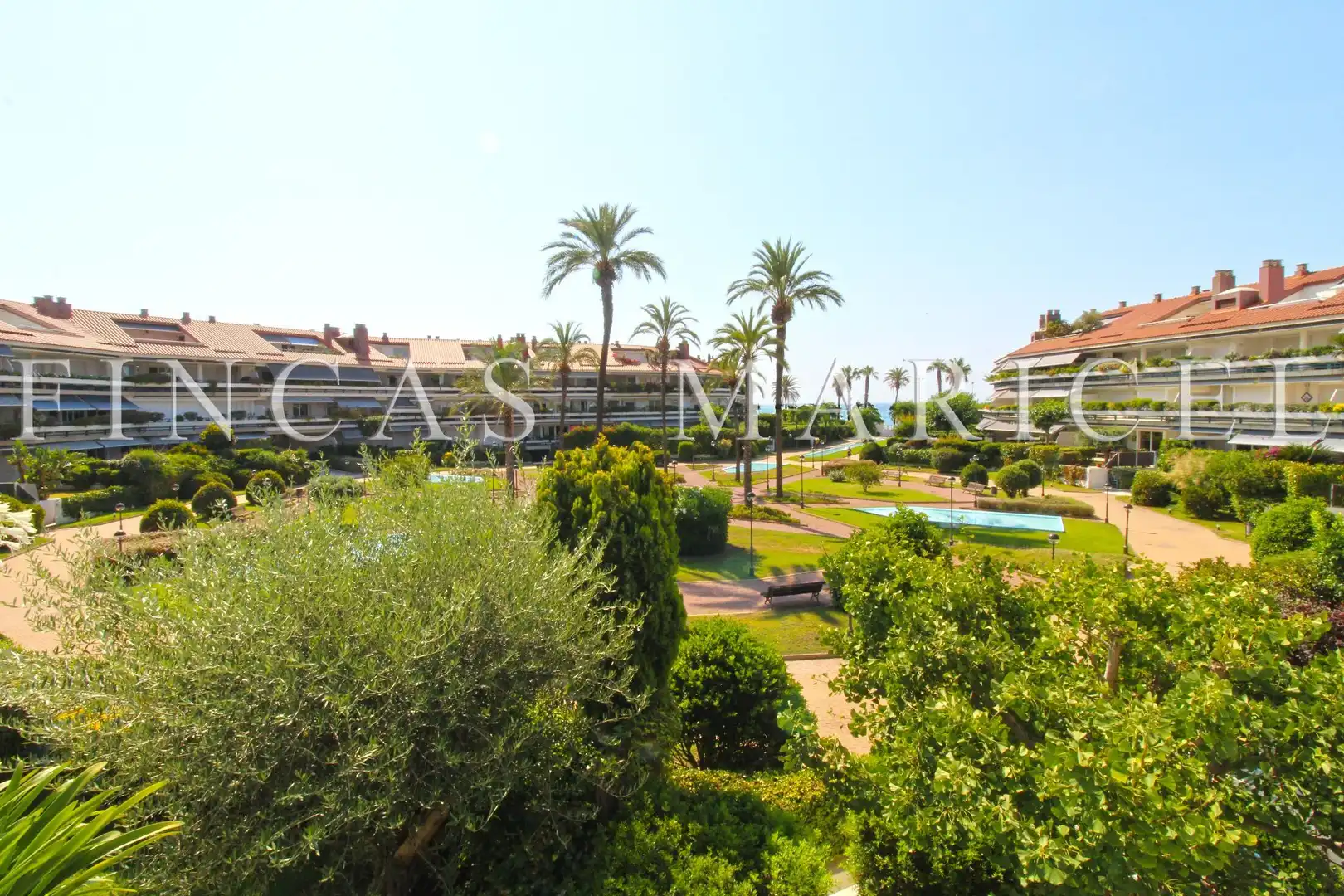 Garden of Flat for sale in Sitges  with Air Conditioner, Heating and Storage room