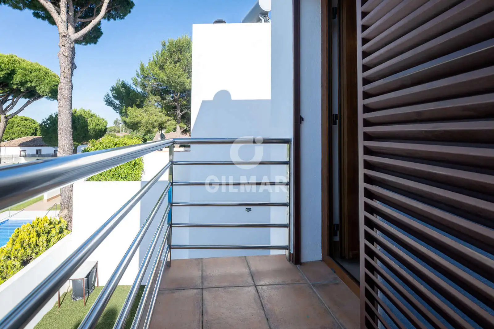 Terrace of Detached homes for sale in Chiclana de la Frontera  with Private garden, Swimming Pool and Furnished