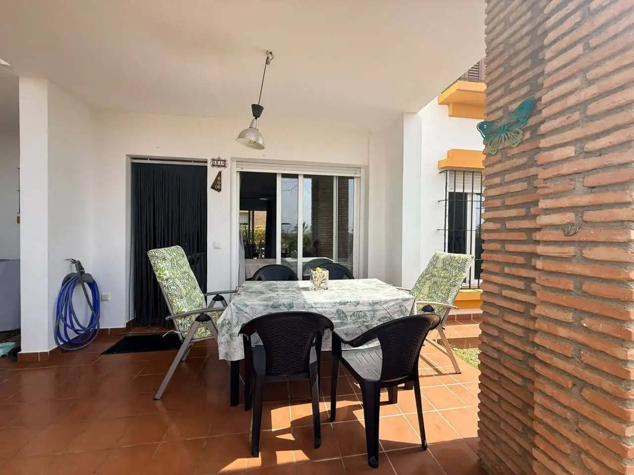 Terraza de Piso de alquiler en Vera con Aire acondicionado, Terraza y Piscina comunitaria