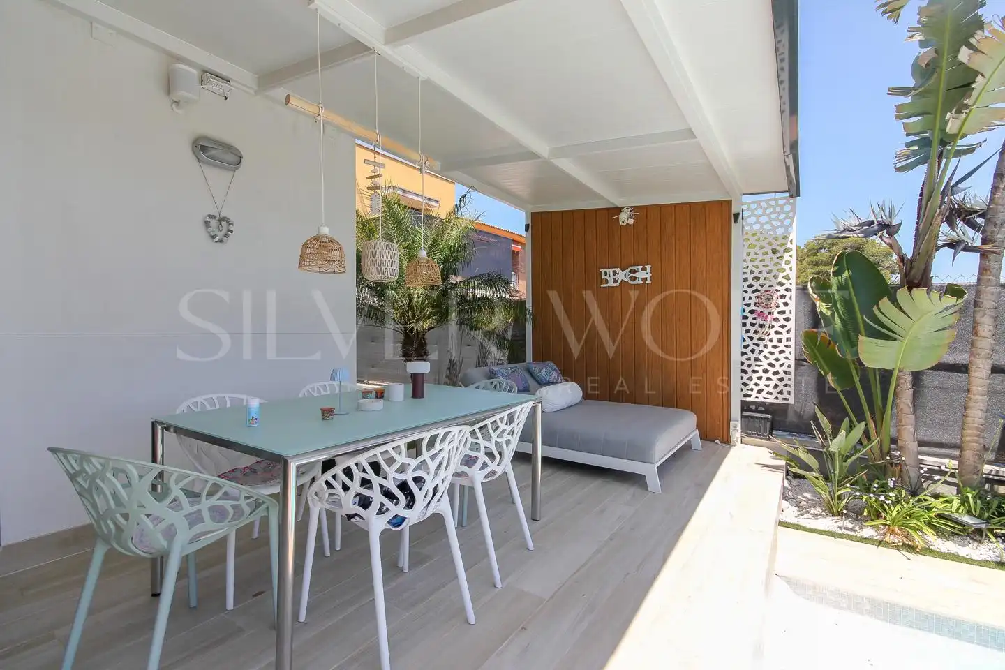 Terrassa de Casa o xalet en venda en Cubelles amb Aire condicionat, Calefacció i Jardí privat