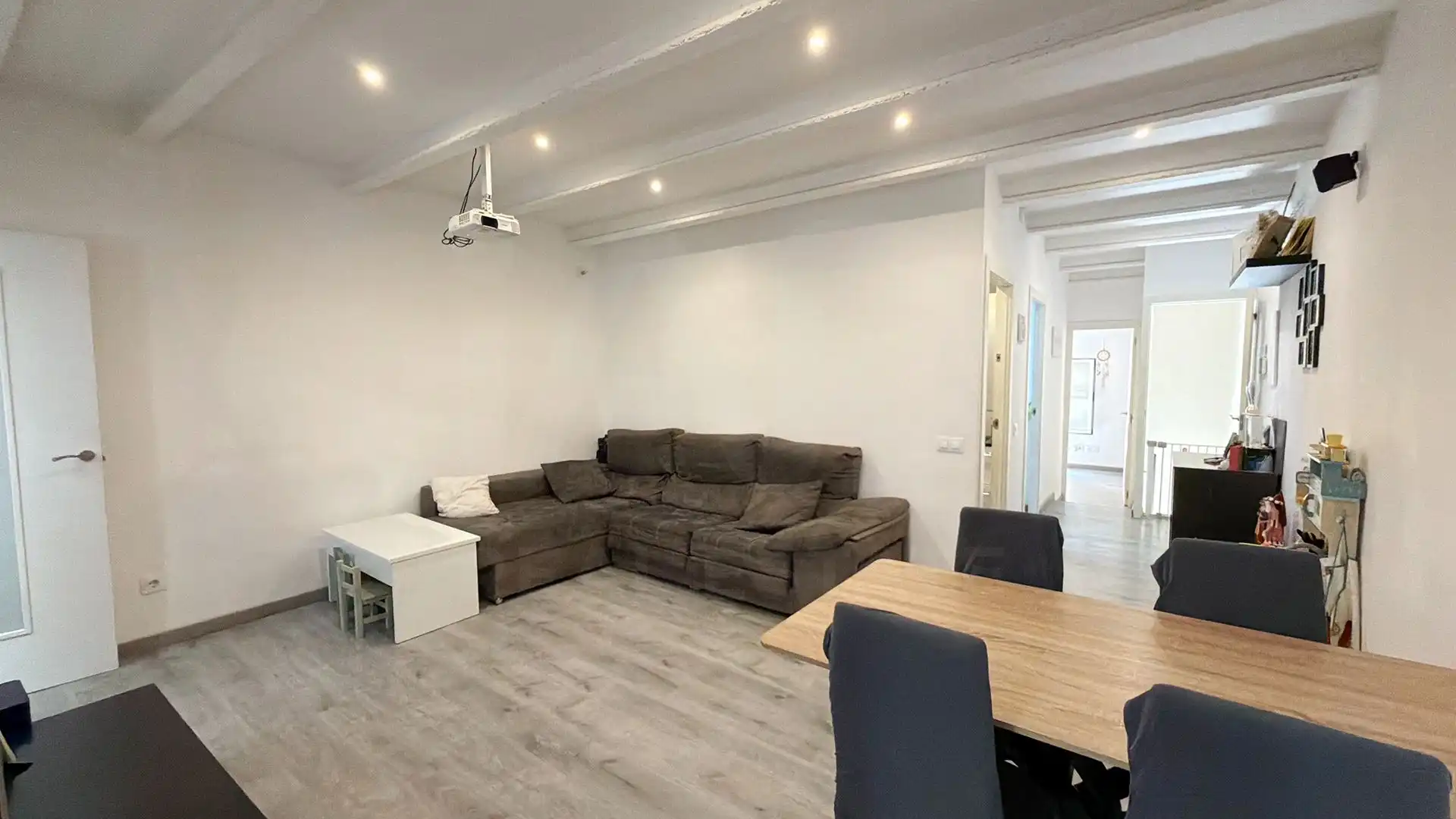 Sala d'estar de Casa adosada en venda en Mataró amb Aire condicionat i Calefacció