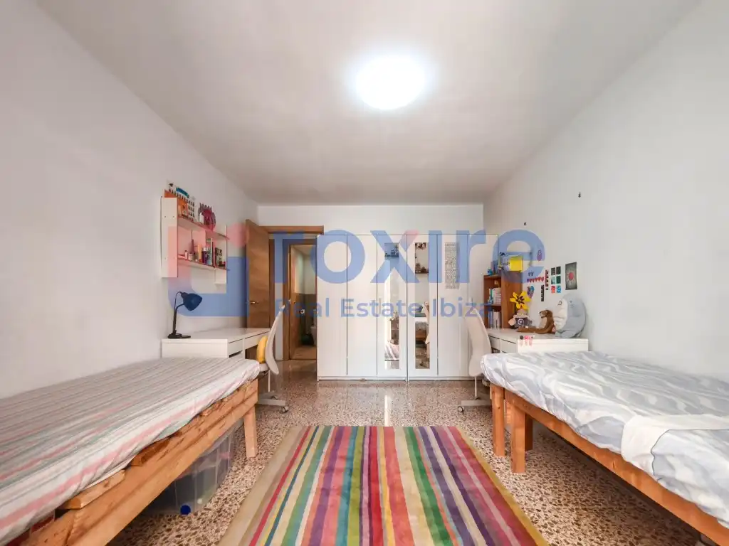 Schlafzimmer von Wohnung zur Miete in Eivissa mit Terrasse, Möbliert und Ofen