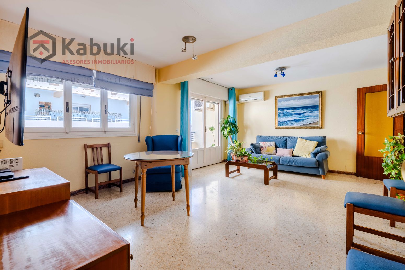 Living room of Flat for sale in  Almería Capital  with Terrace