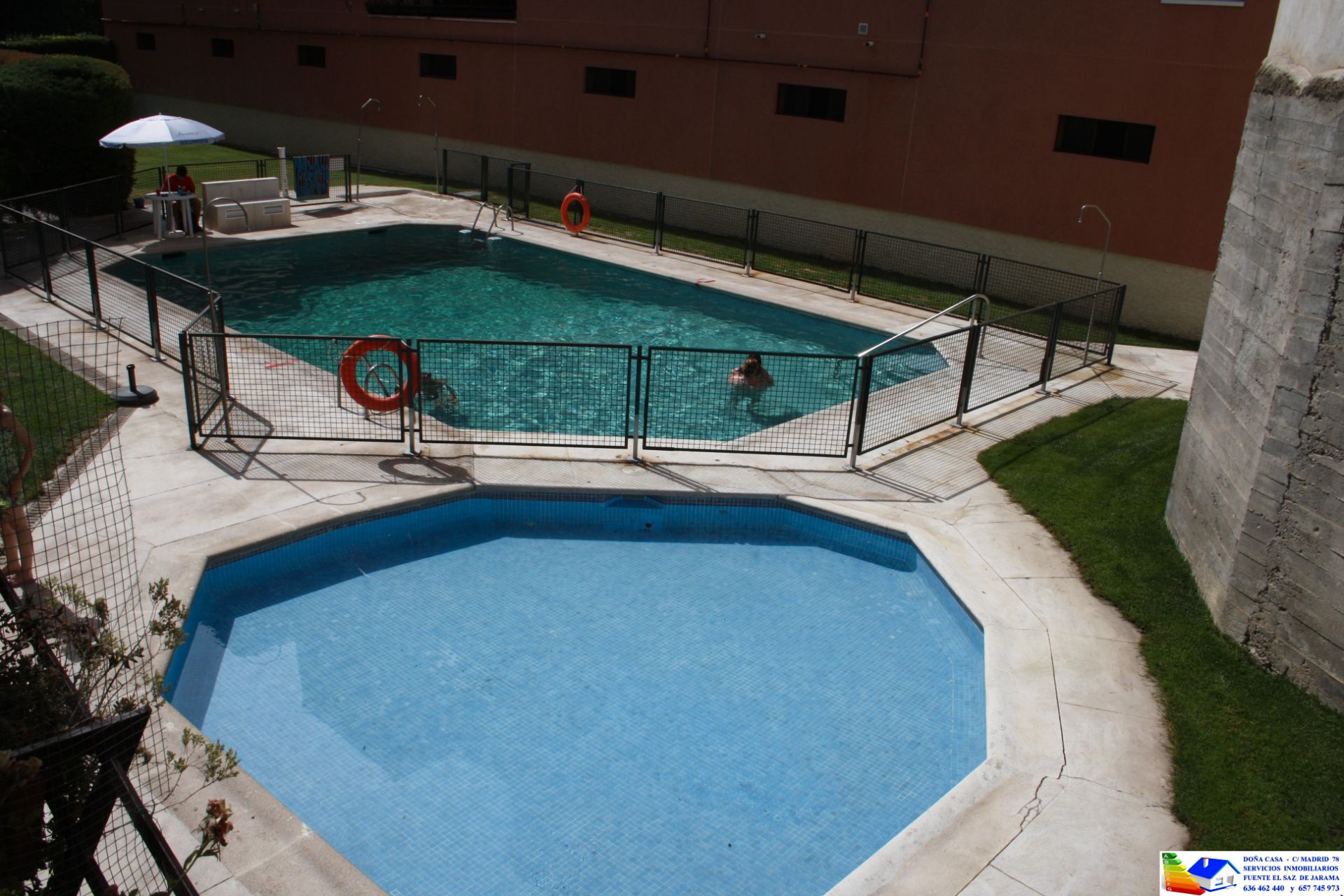 Swimming pool of Flat for sale in Algete  with Air Conditioner, Heating and Private garden