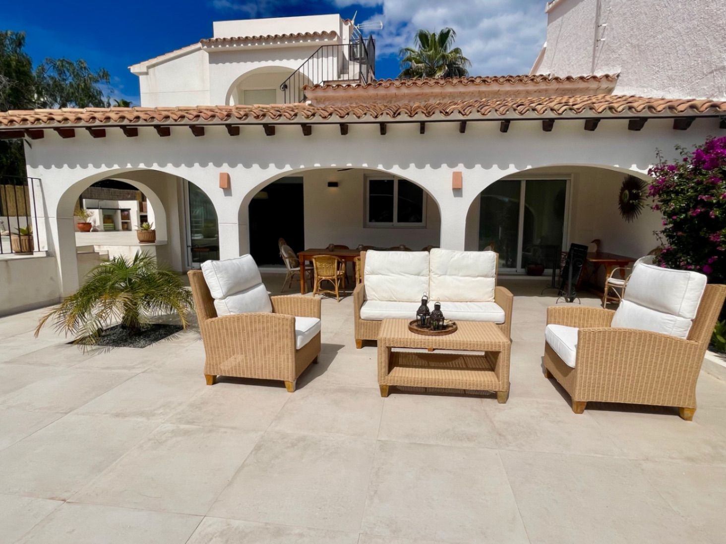 Terrace of House or chalet to rent in Moraira  with Air Conditioner, Heating and Terrace