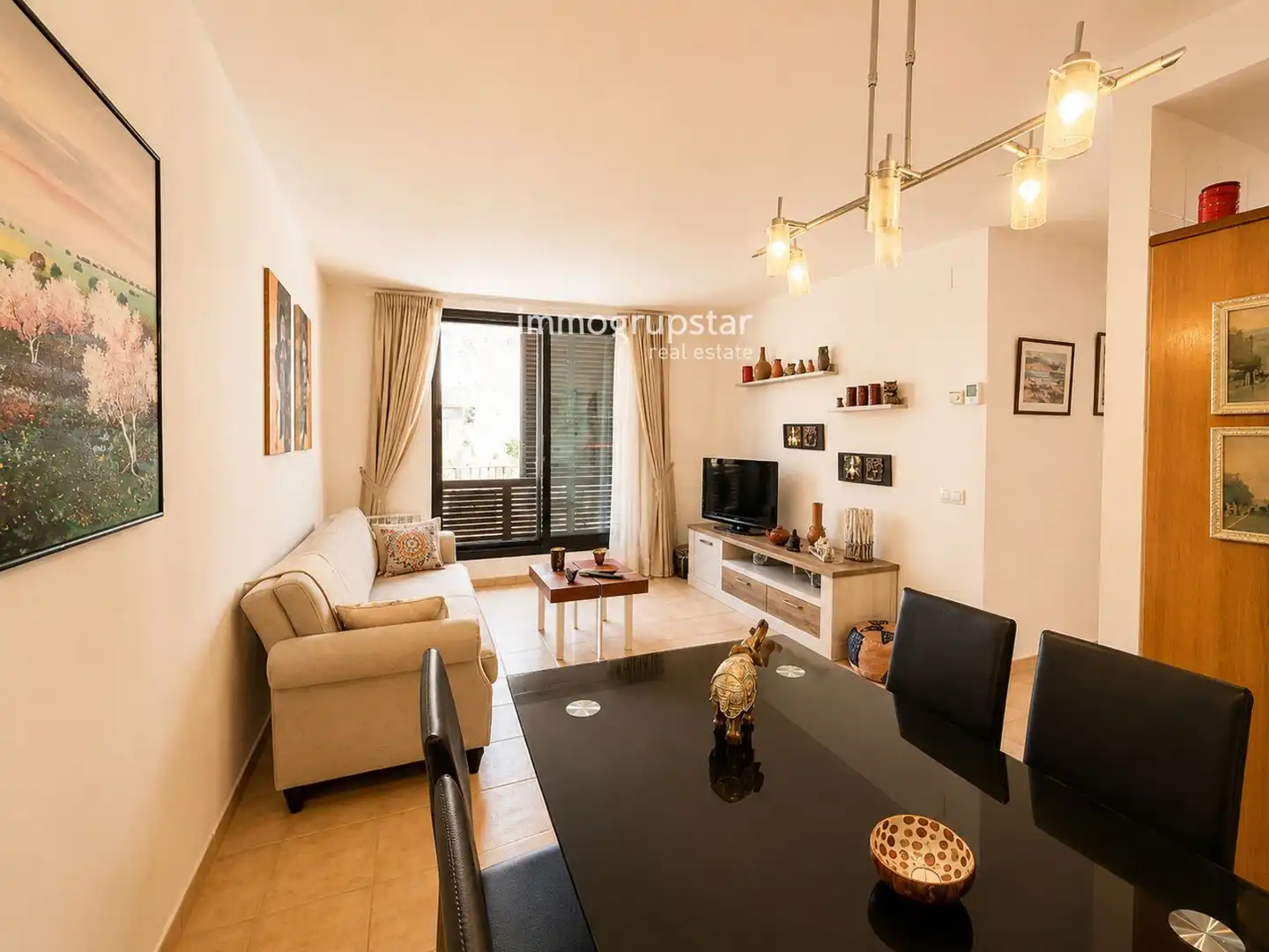 Wohnzimmer von Wohnung zum Verkauf in Calonge i Sant Antoni mit Heizung und Möbliert