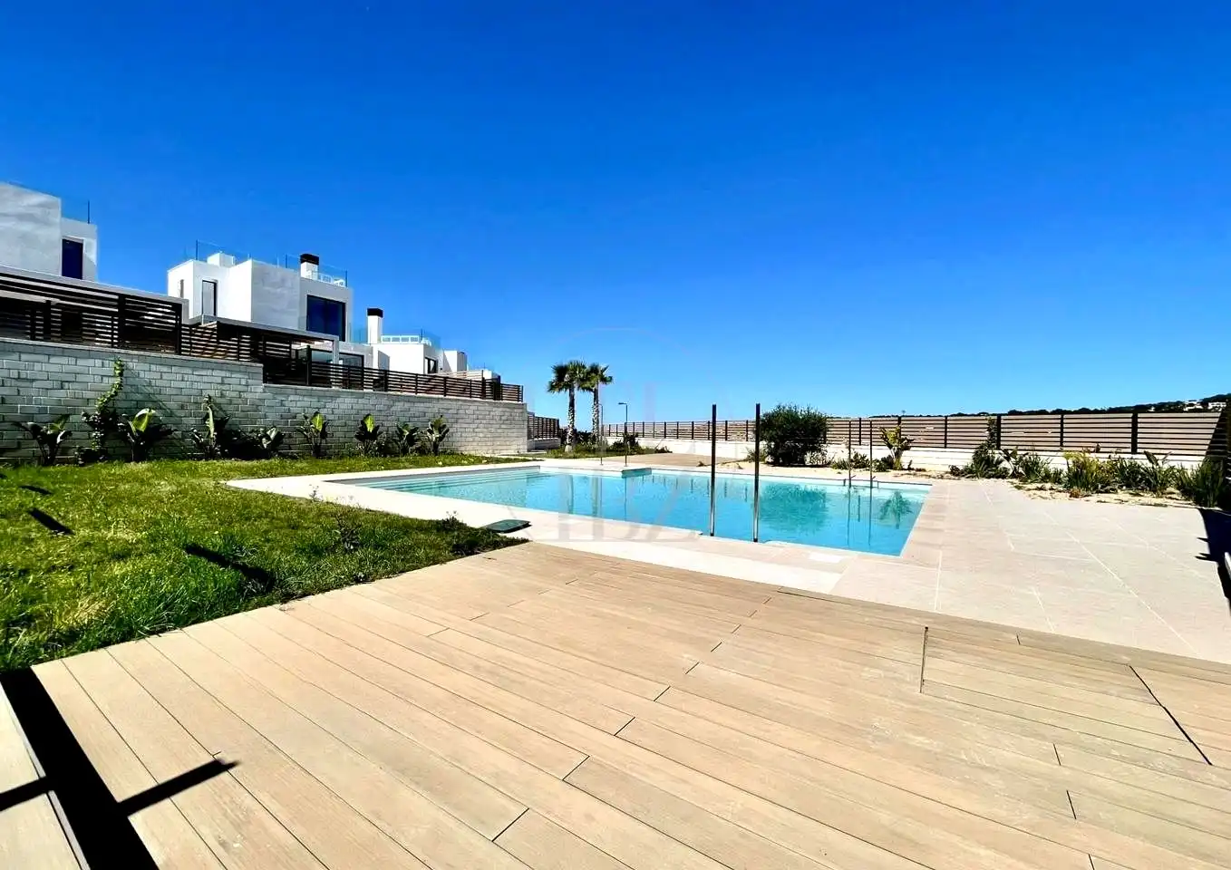 Schwimmbecken von Haus oder Chalet zur Miete in Sant Josep de sa Talaia mit Klimaanlage, Privatgarten und Terrasse