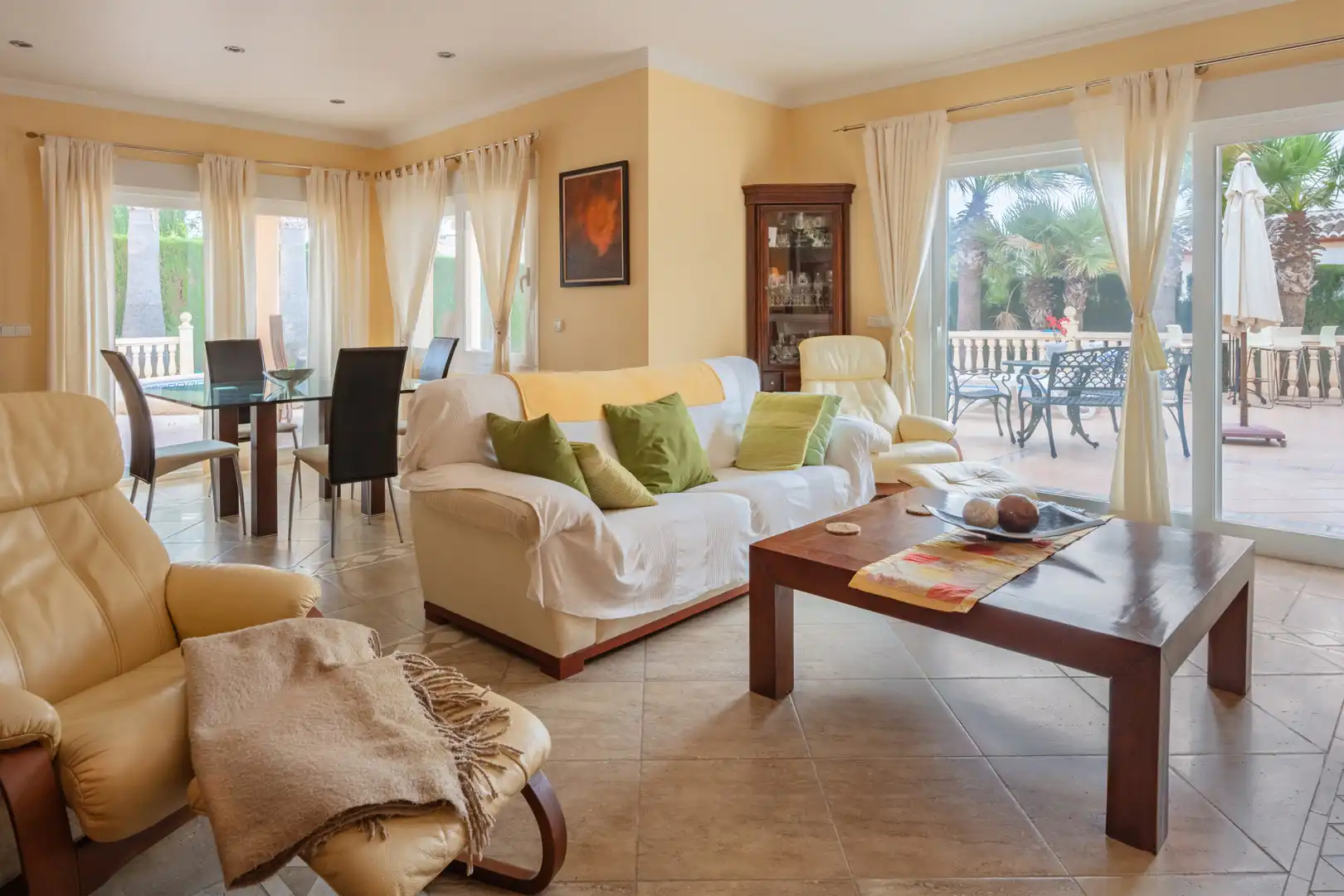 Living room of Houses for sale in Jávea / Xàbia  with Air Conditioner, Private garden and Terrace