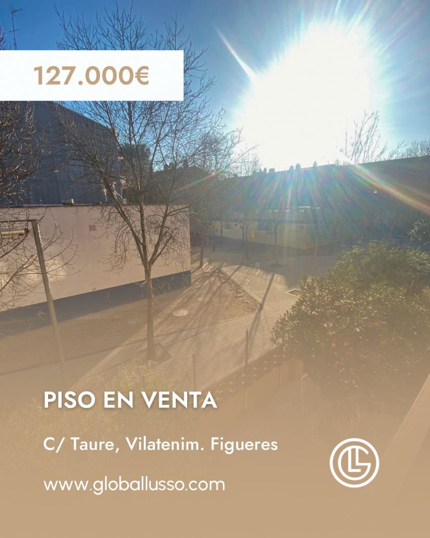 Vista exterior de Pis en venda en Figueres amb Aire condicionat, Calefacció i Moblat