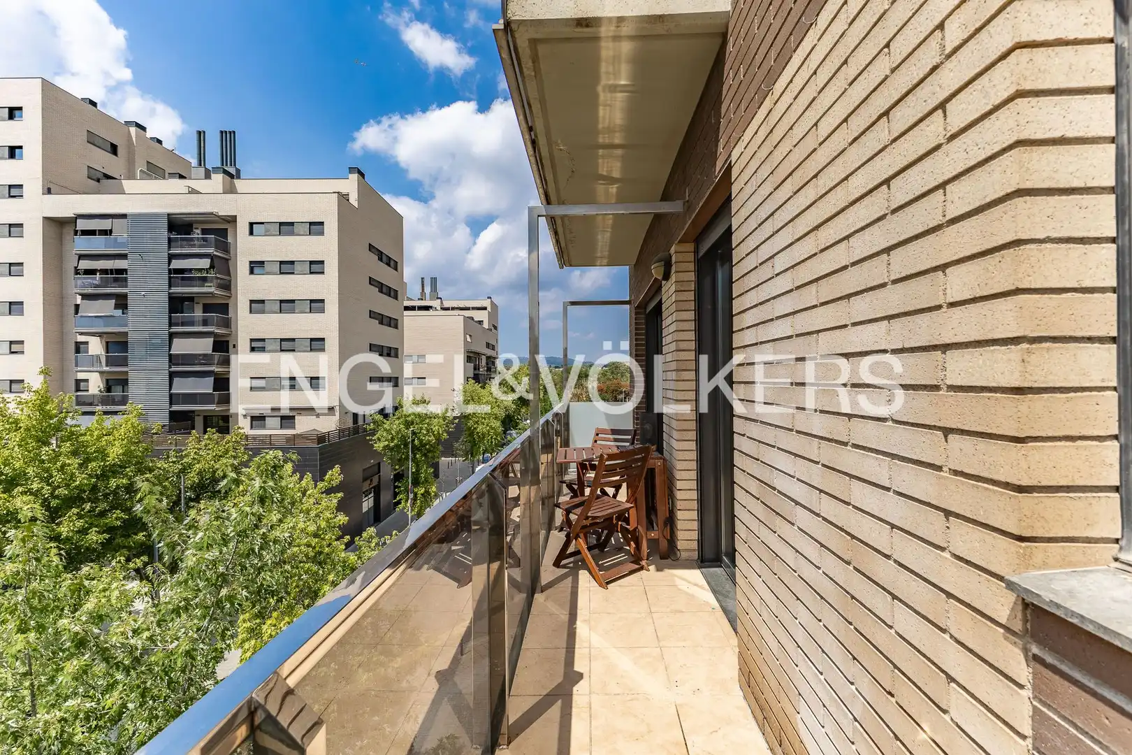 Balcony of Flat for sale in Sabadell  with Air Conditioner, Heating and Parquet flooring