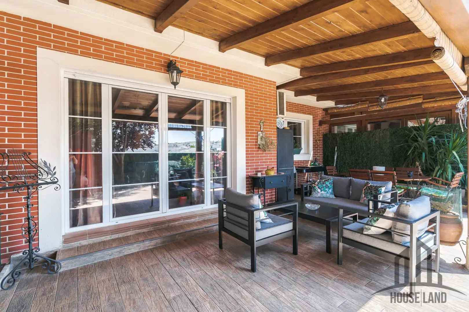 Terraza de Casa adosada en venta en El Casar con Aire acondicionado, Calefacción y Piscina comunitaria
