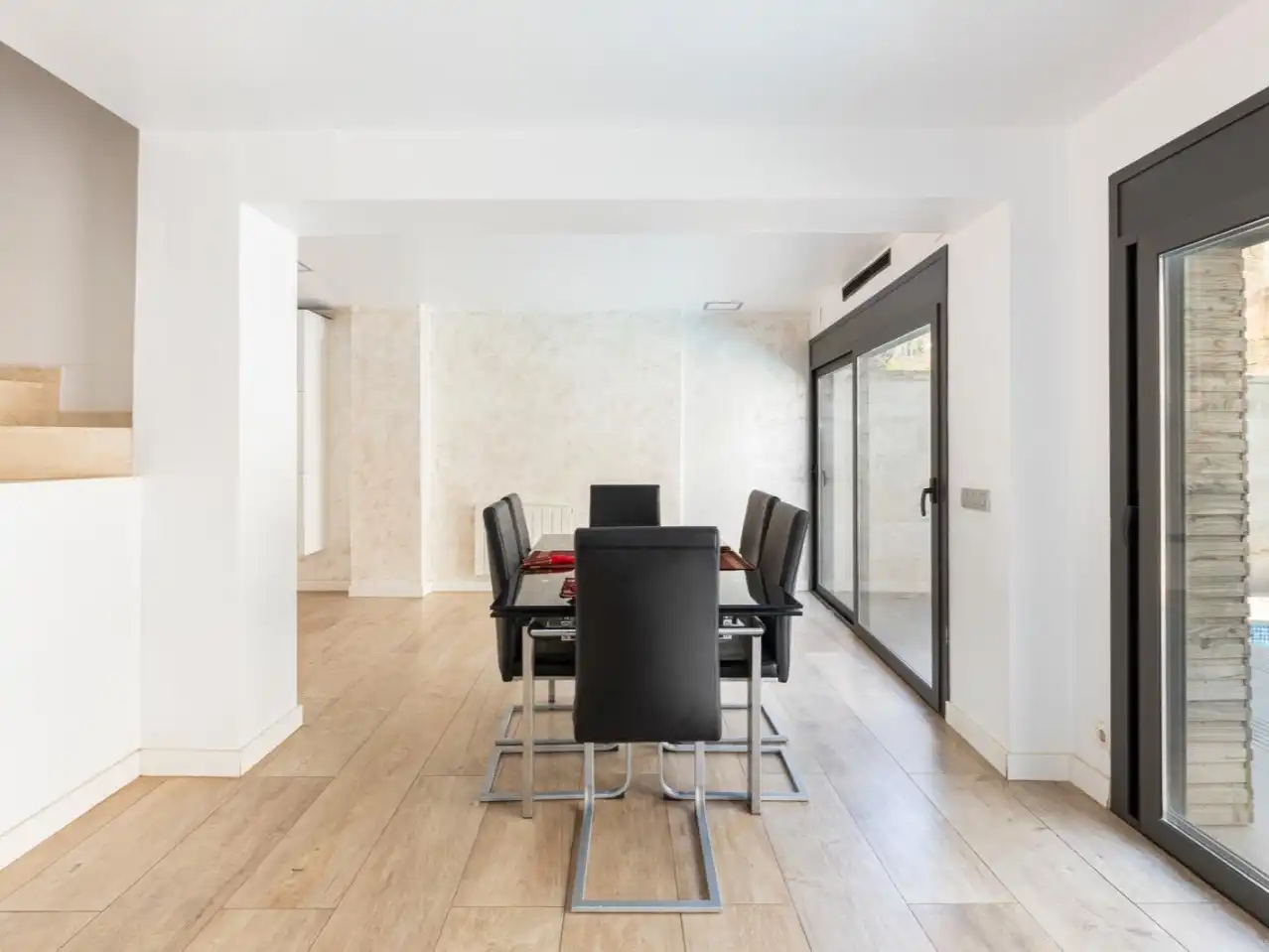 Dining room of Houses for sale in Canet de Mar  with Terrace, Swimming Pool and Balcony