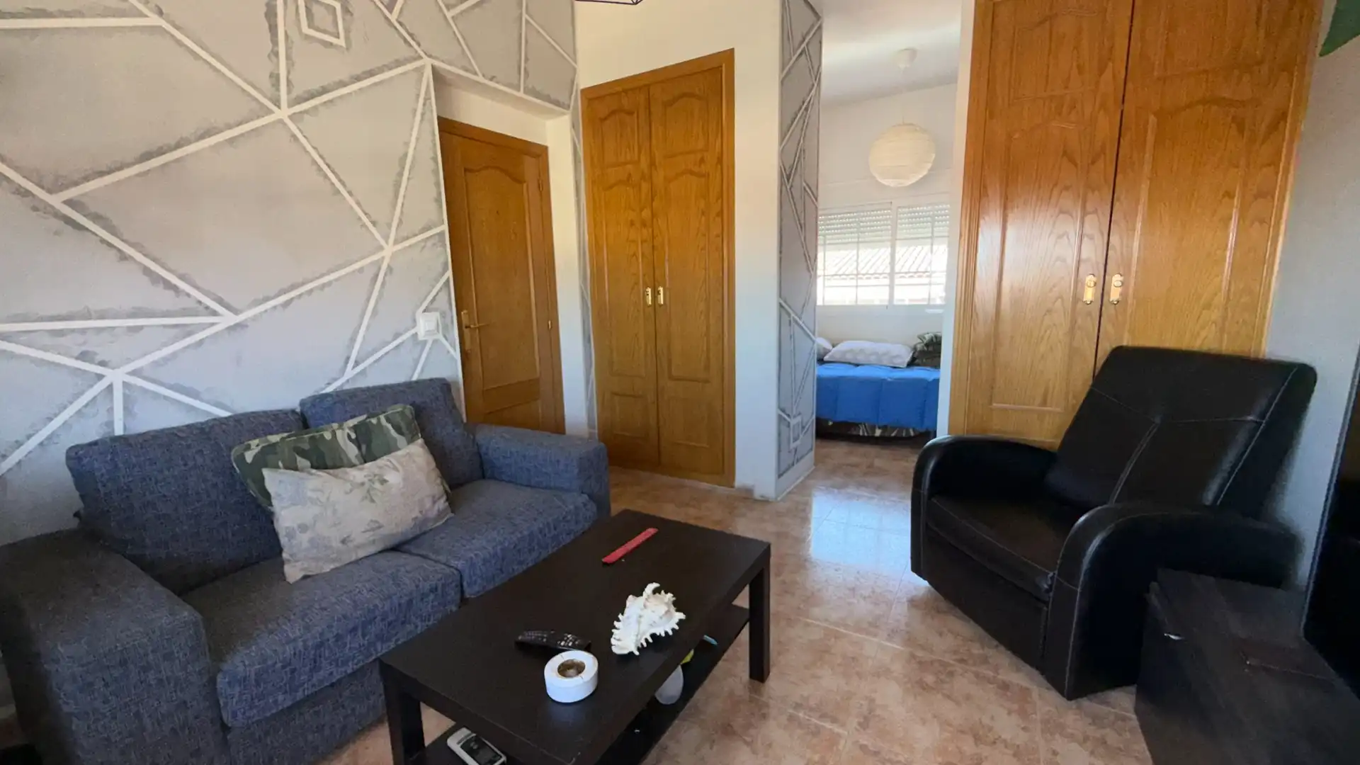 Sala de estar de Casa adosada en venta en Villa del Prado con Aire acondicionado y Terraza