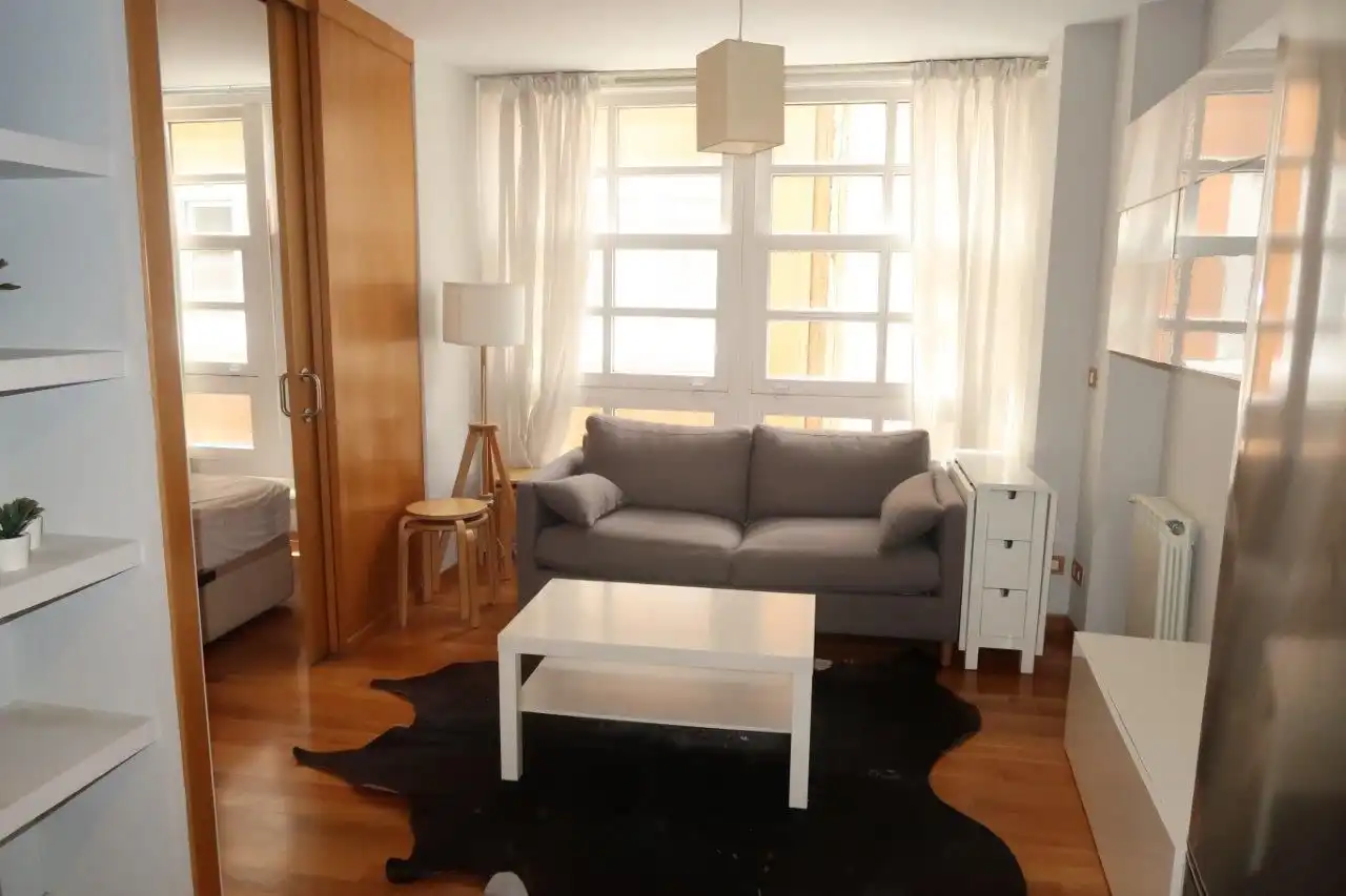 Living room of Apartments for sale in A Coruña Capital   with Heating and Storage room
