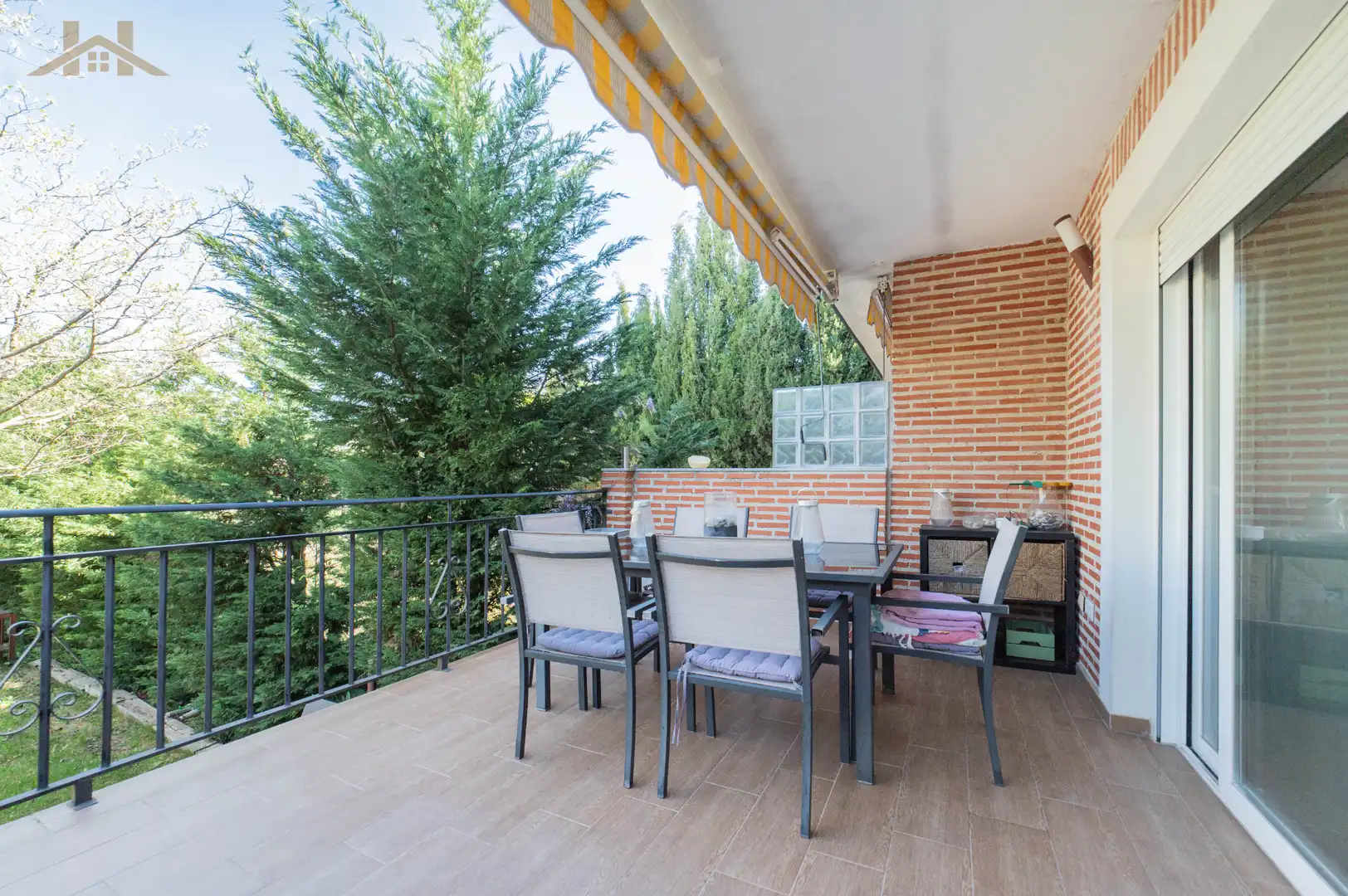 Terrace of Detached homes for sale in Arroyomolinos (Madrid)  with Air Conditioner, Heating and Private garden