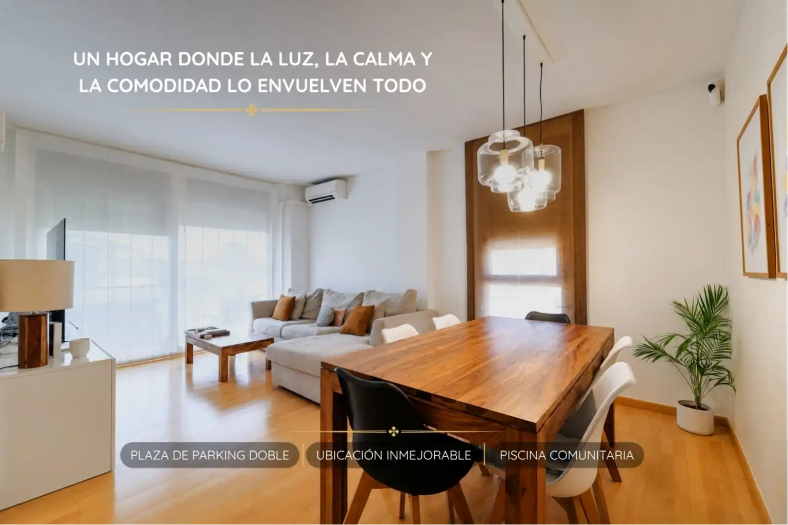 Sala de estar de Piso en venta en Terrassa con Aire acondicionado, Calefacción y Piscina
