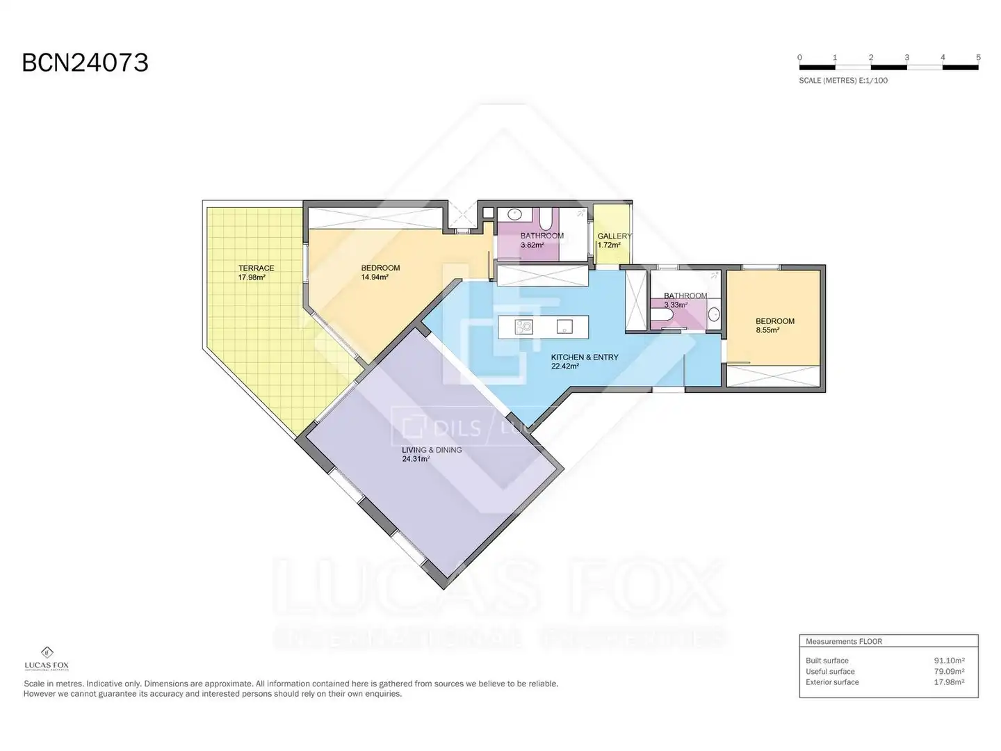 Attic for sale in Barcelona  with Air Conditioner, Heating and Parquet flooring