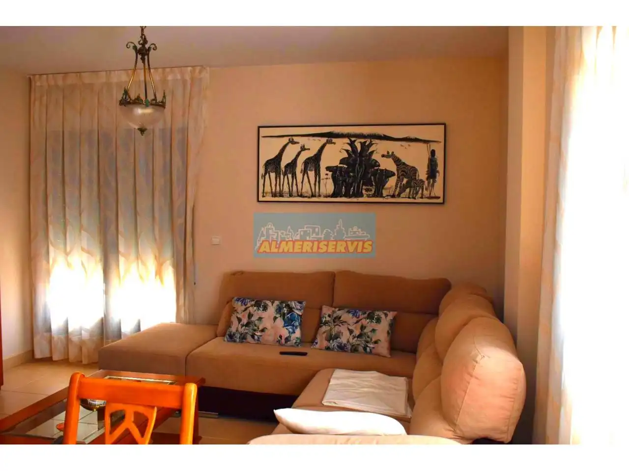 Sala d'estar de Casa o xalet en venda en El Ejido amb Aire condicionat, Terrassa i Traster