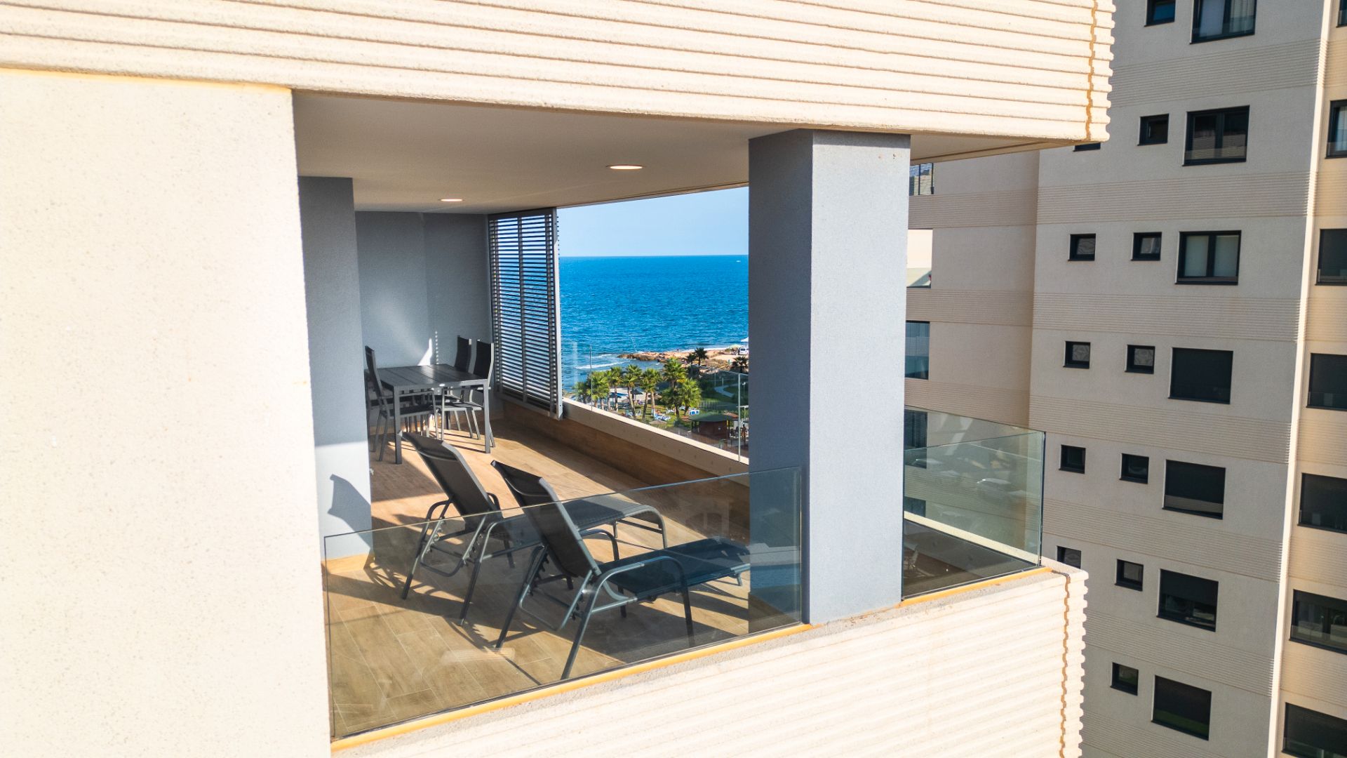 Terrace of Apartment for sale in Torrevieja  with Air Conditioner, Heating and Storage room