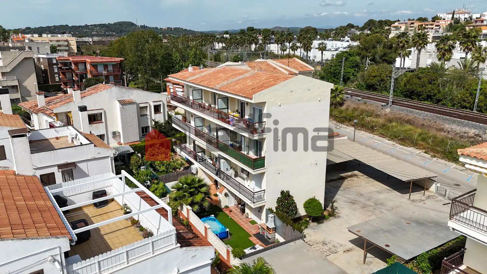 Vista exterior de Apartament en venda en Altafulla amb Moblat i Balcó