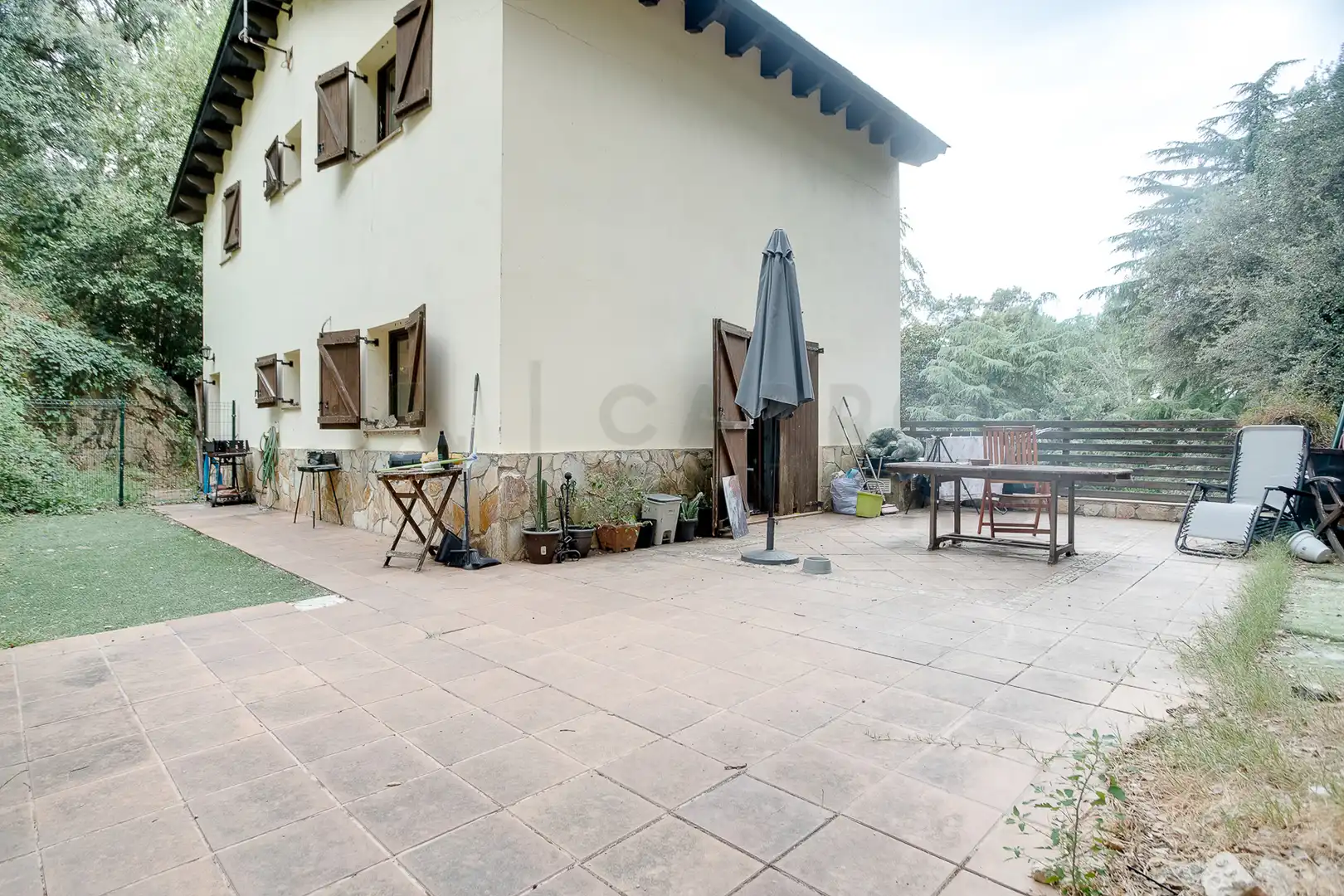 Terrasse von Haus oder Chalet zum Verkauf in Vallgorguina mit Heizung, Privatgarten und Ofen