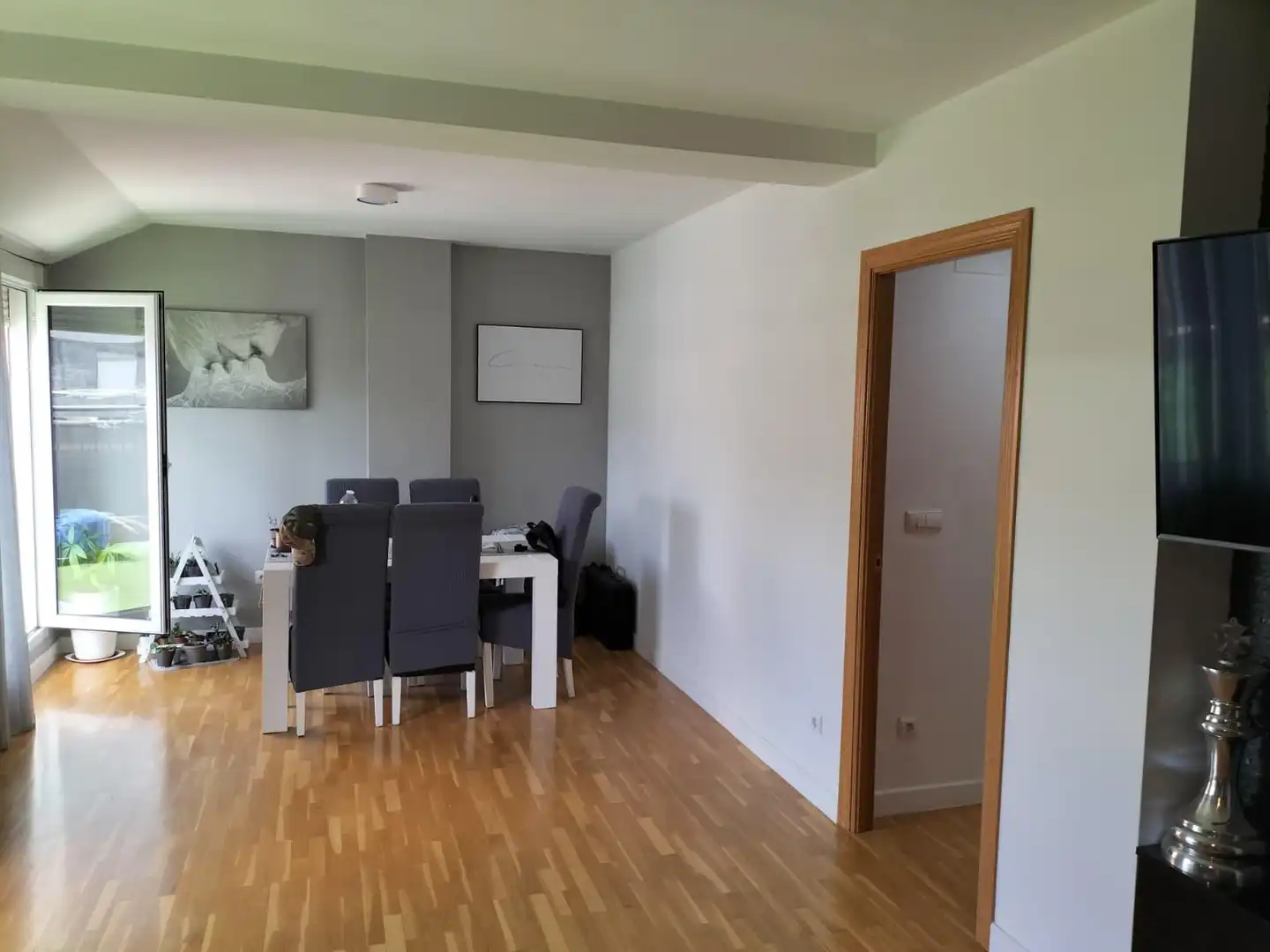 Dining room of Flat for sale in Palencia  with Heating, Parquet flooring and Terrace