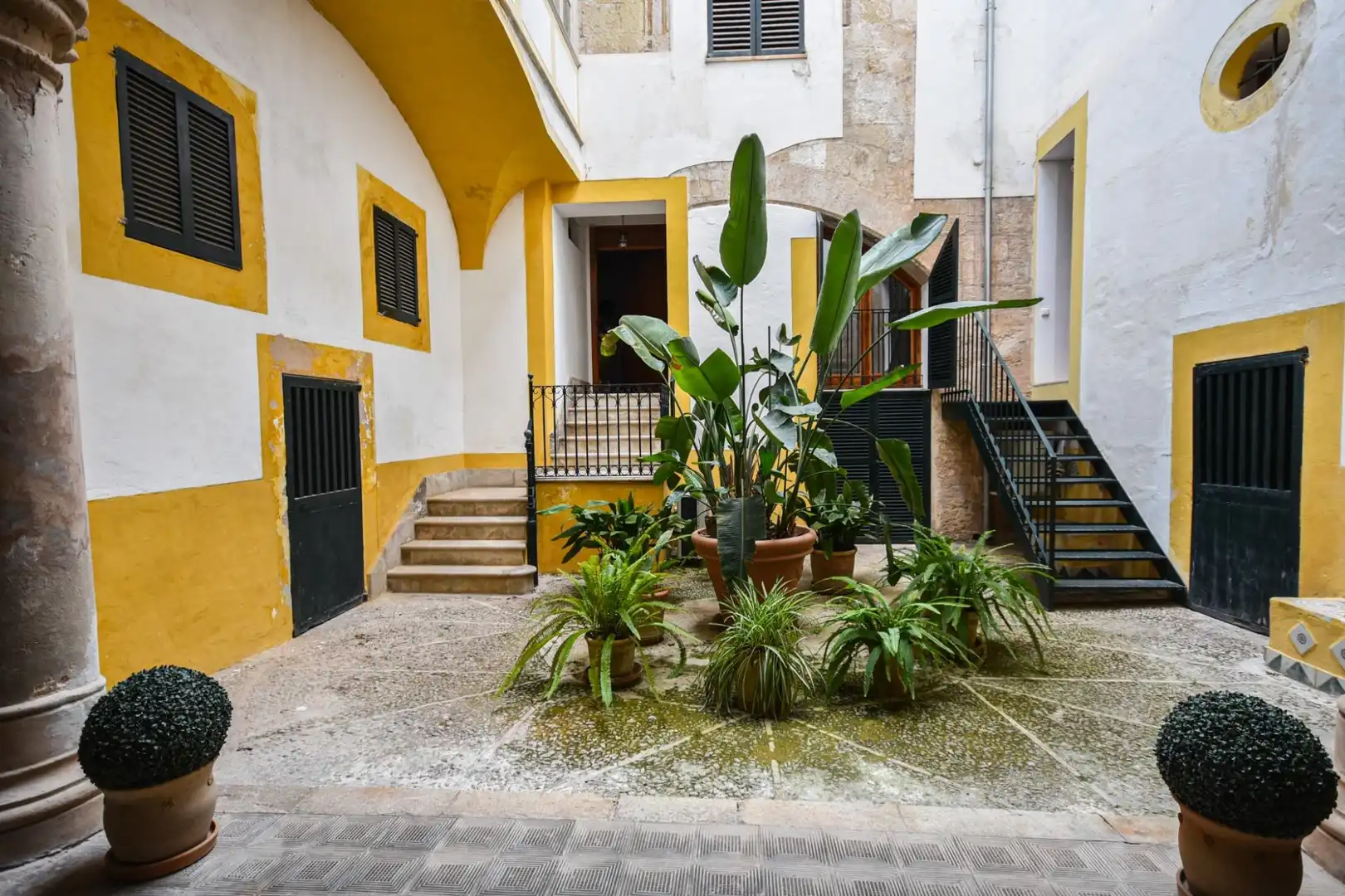 Vista exterior de Piso de alquiler en  Palma de Mallorca con Aire acondicionado, Jardín privado y Trastero