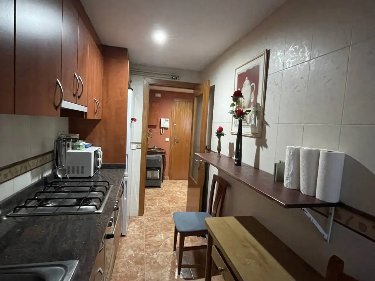 Cocina de Piso en venta en Olot con Calefacción, Terraza y Balcón