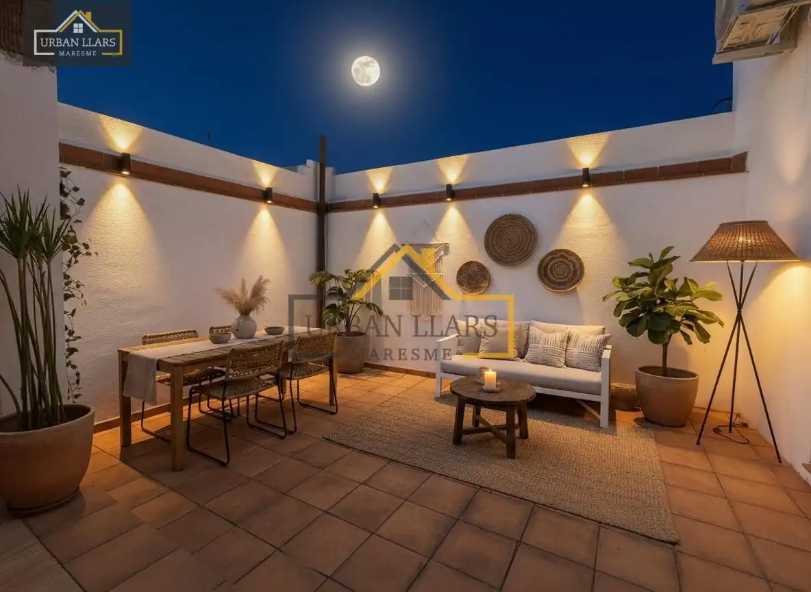 Terrasse von Haus oder Chalet zum Verkauf in Mataró mit Heizung, Parkett und Terrasse