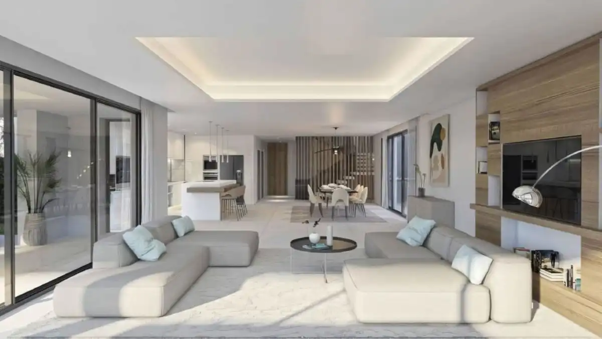 Sala de estar de Casa o chalet en venta en Sotogrande con Aire acondicionado, Jardín privado y Terraza