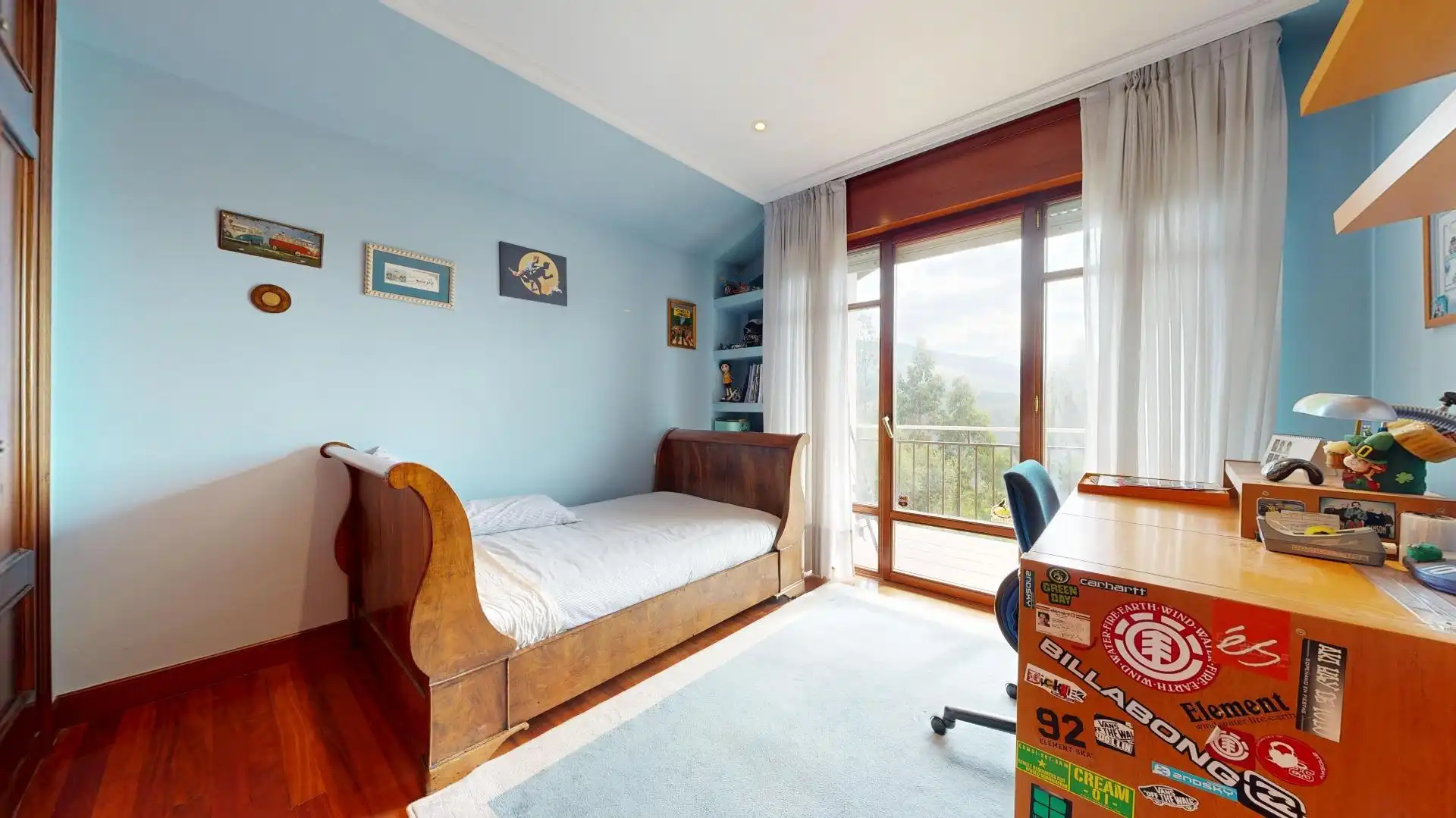 Habitación de Casa adosada en venta en Zalla  con Calefacción, Jardín privado y Terraza