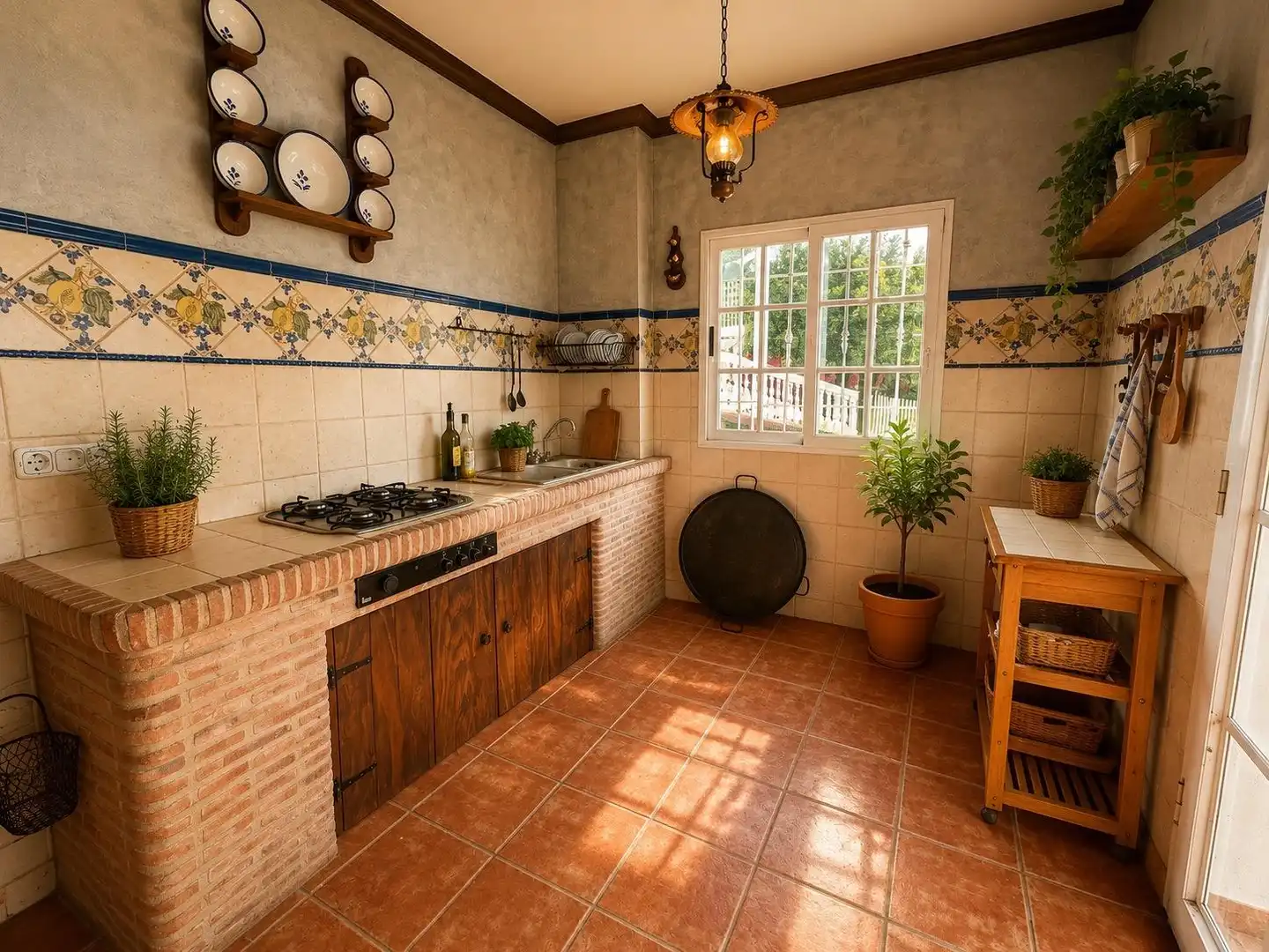 Cocina de Casa o chalet en venta en Montroi / Montroy con Calefacción, Jardín privado y Terraza